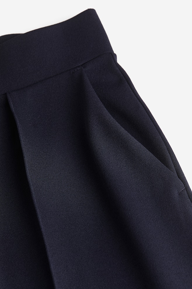 High-waisted tailored trousers - Navy blue/Black/Dark grey/Checked/Dark blue/Pinstriped - 3