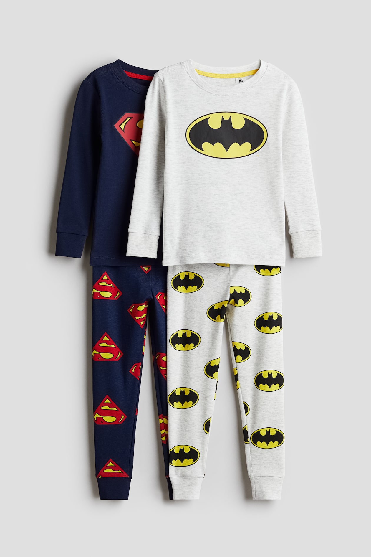 Hm Batman Pyjamas Navy blue/Batman and Superman 2-pack Snug Fit Cotton Pajamas for kids ...