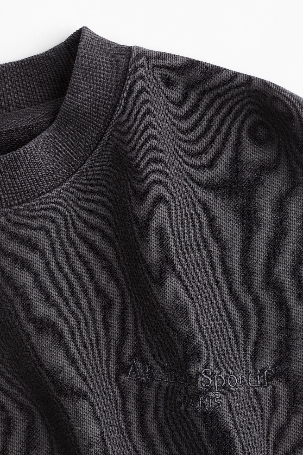 Sweatshirt with Text Motif - image 2