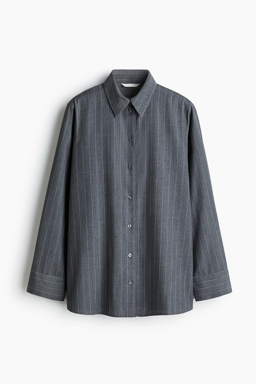 Giacca Camicia Oversize Camicione Lungo H&m Camicie Da Donna E