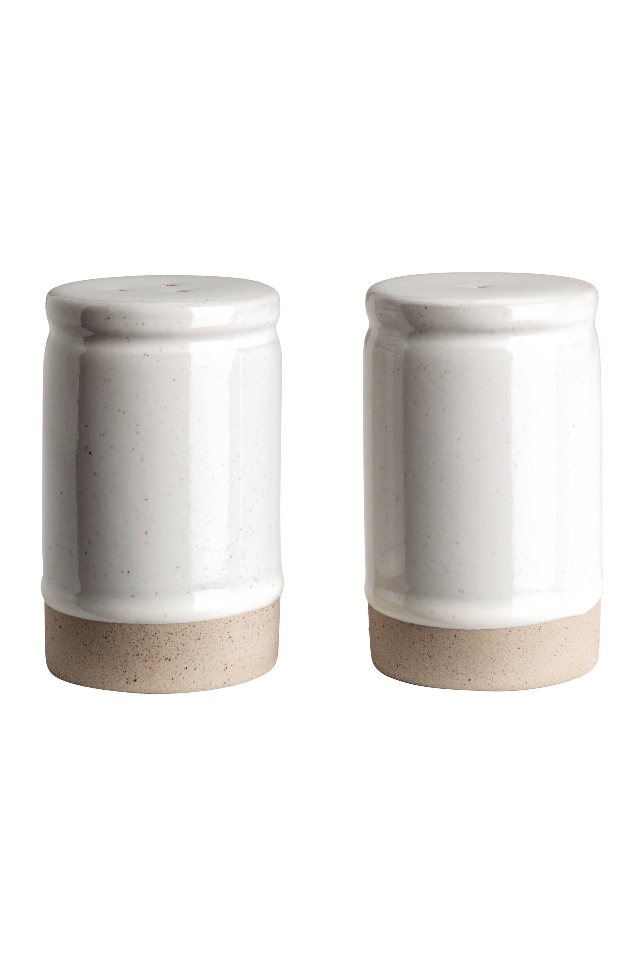 View larger image: Salière et poivrière en grès - White - Home All | H&M CA 1