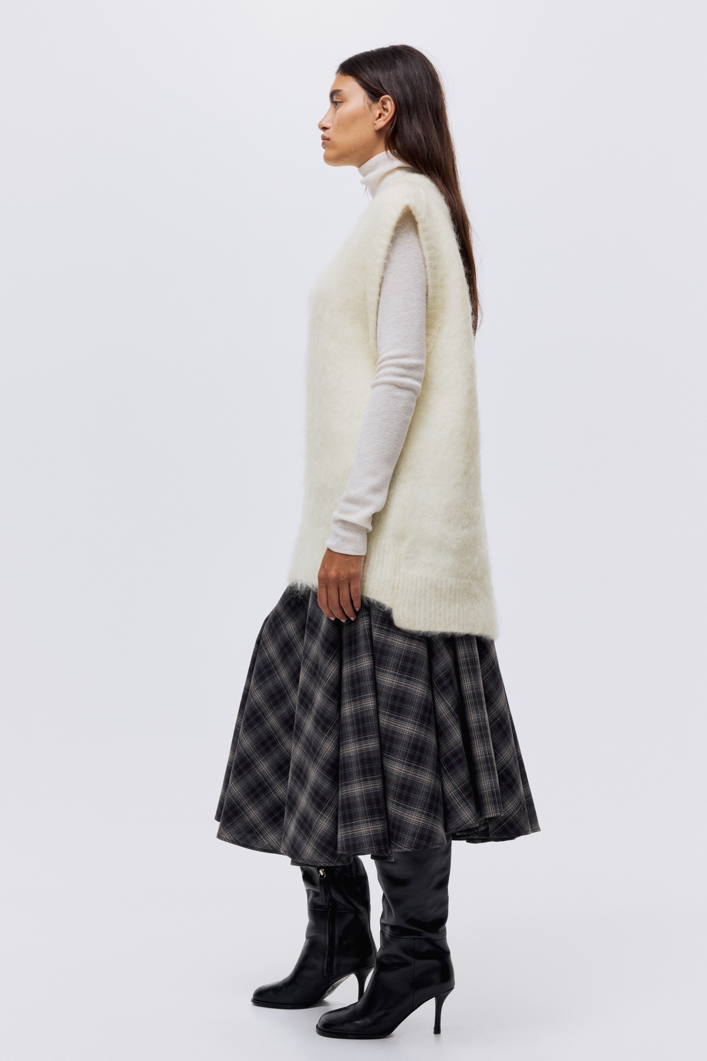 Mohair-blend sweater vest