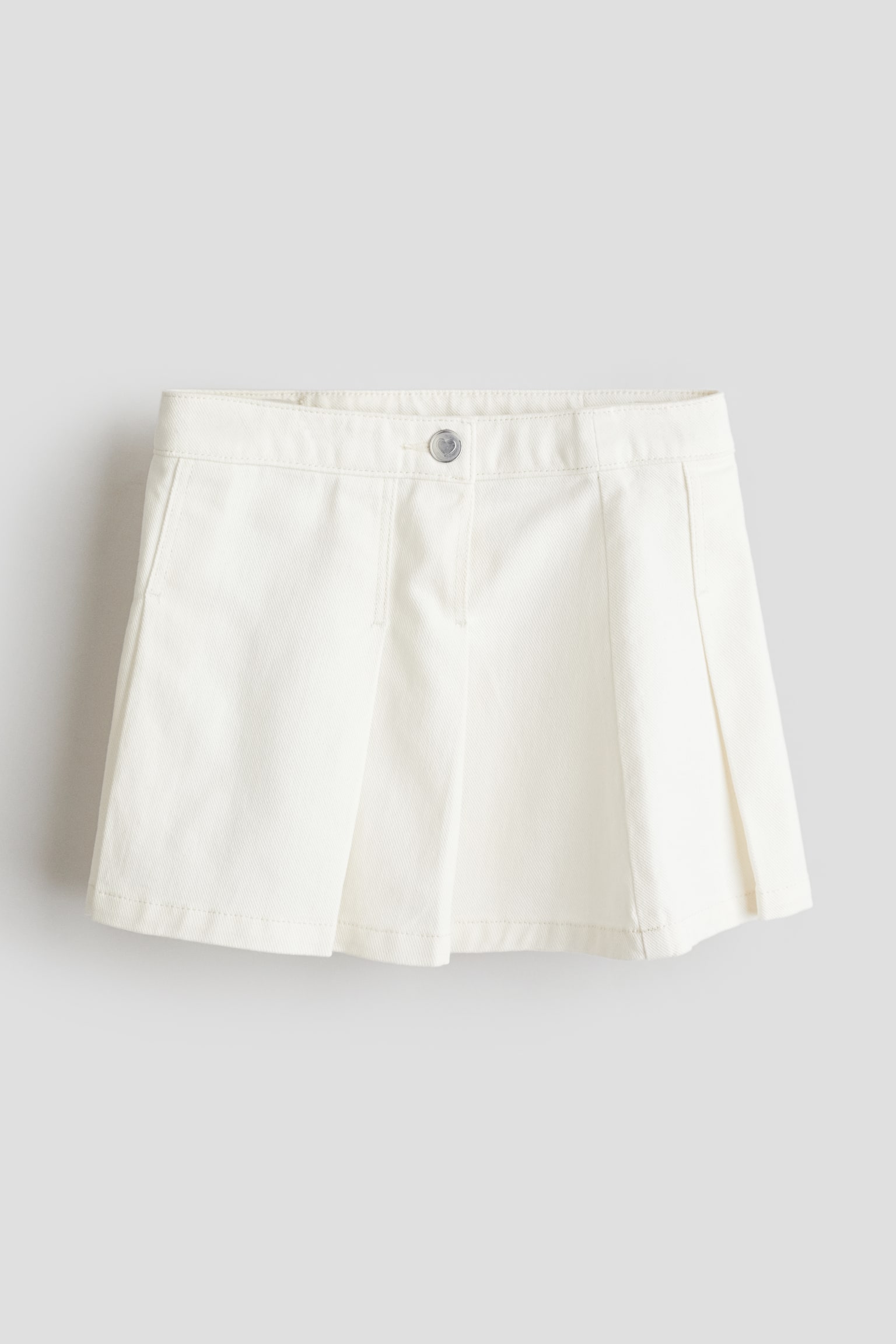 Pleated skirt - White/Pink - 1