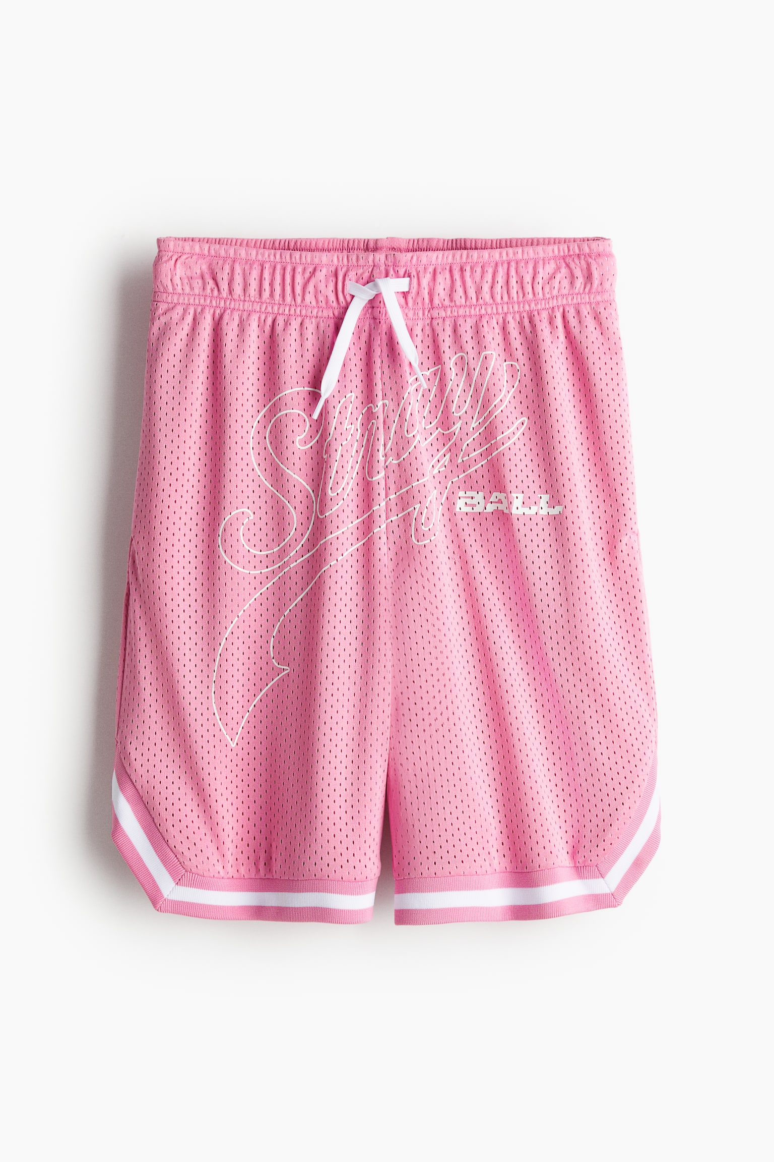 Basketball Shorts In DryMove™ - Pink/Stray ball/Navy blue/White - 2