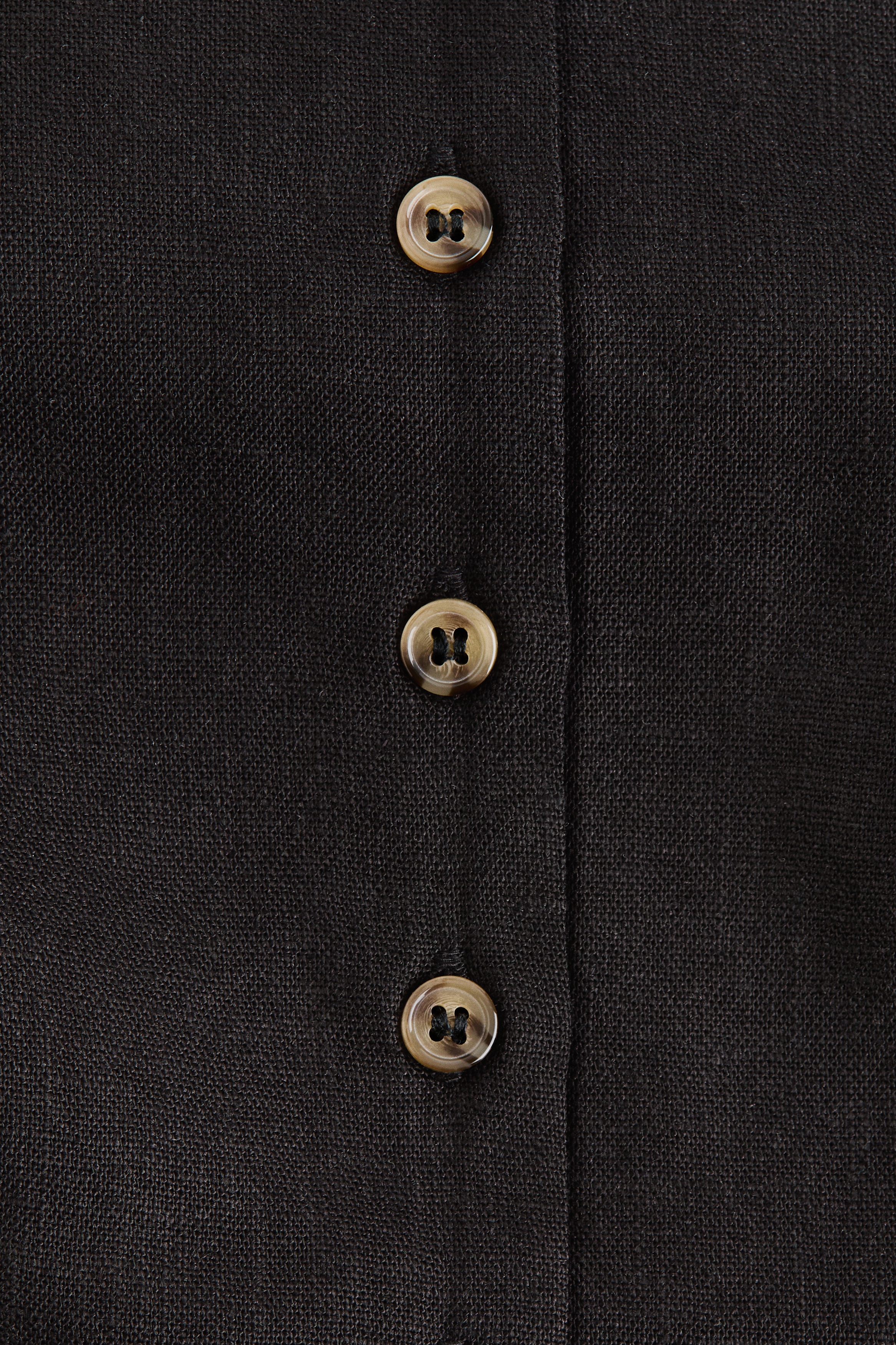 Linen-blend waistcoat