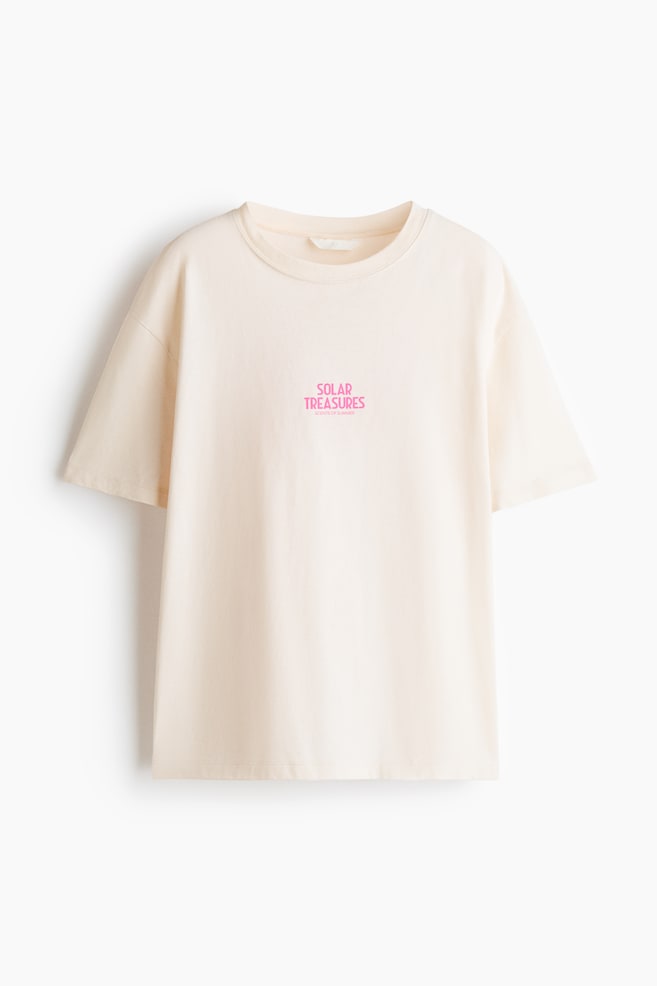 Camiseta oversize - Crema/Solar treasures/Violeta claro/Surf/Blanco/Bellavista - 1