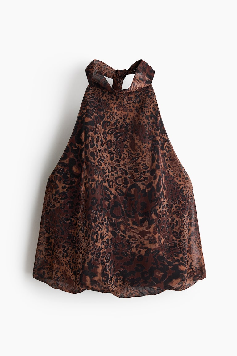 Bluza A-kroja s halter izrezom