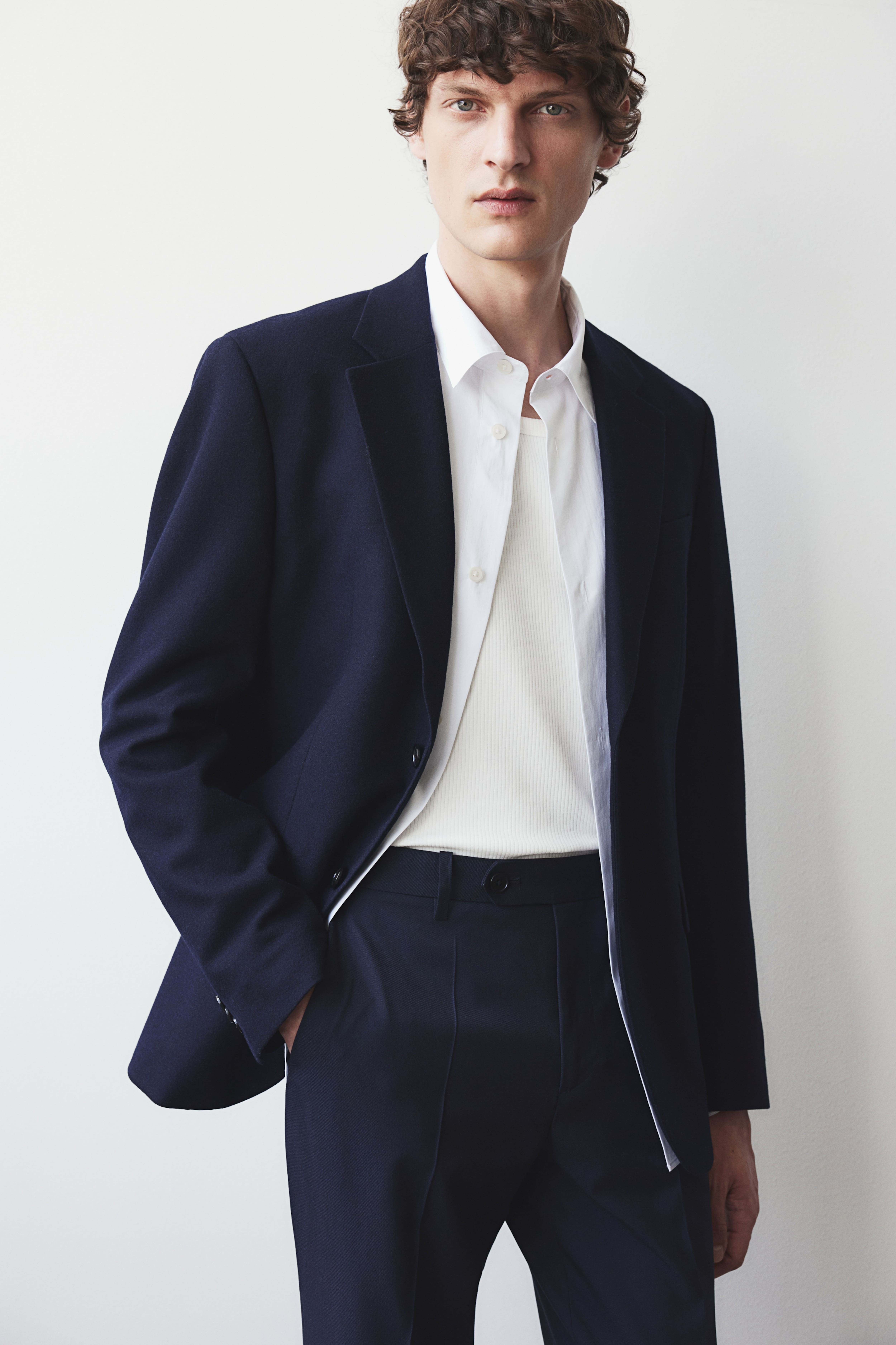 H&m blue suit best sale