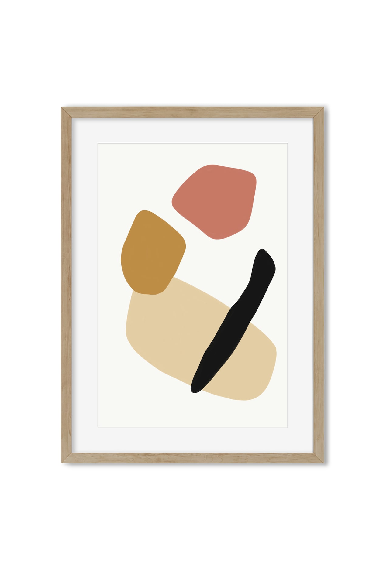 Tribal Design Art Print - Gold, peach, brown - ABSTRACT HOUSE - Home ...