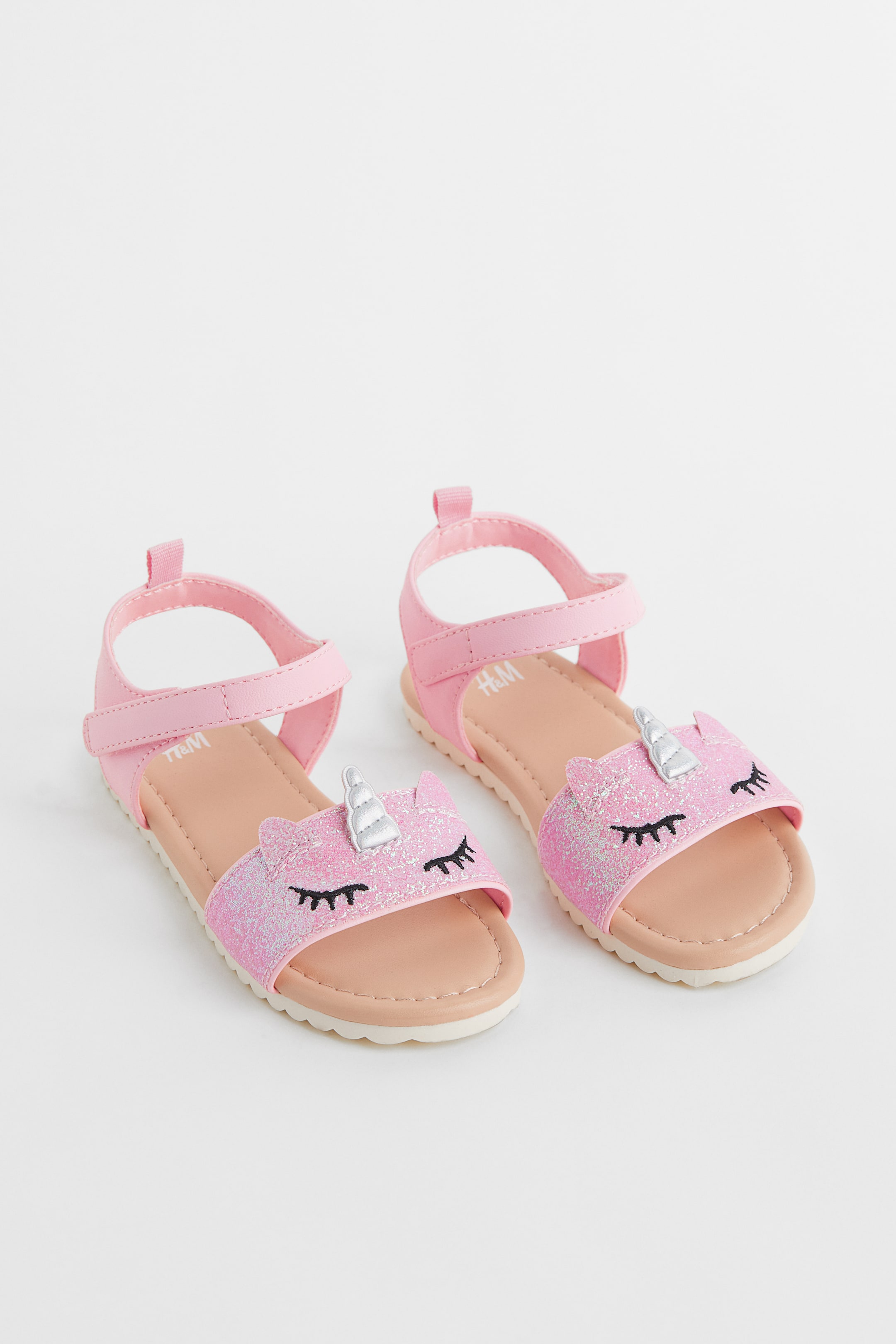 Sandals - No heel - Light pink/Unicorns - Kids | H&M GB