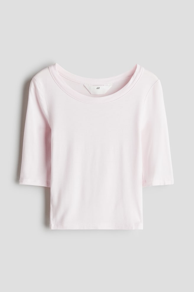 Camiseta de punto - Powder pink/Negro/Blanco - 1