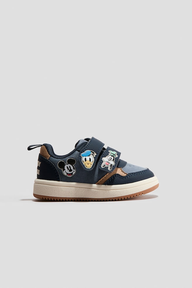 Printed Sneakers - Navy blue/Mickey Mouse/Pink/Minnie Mouse - 1