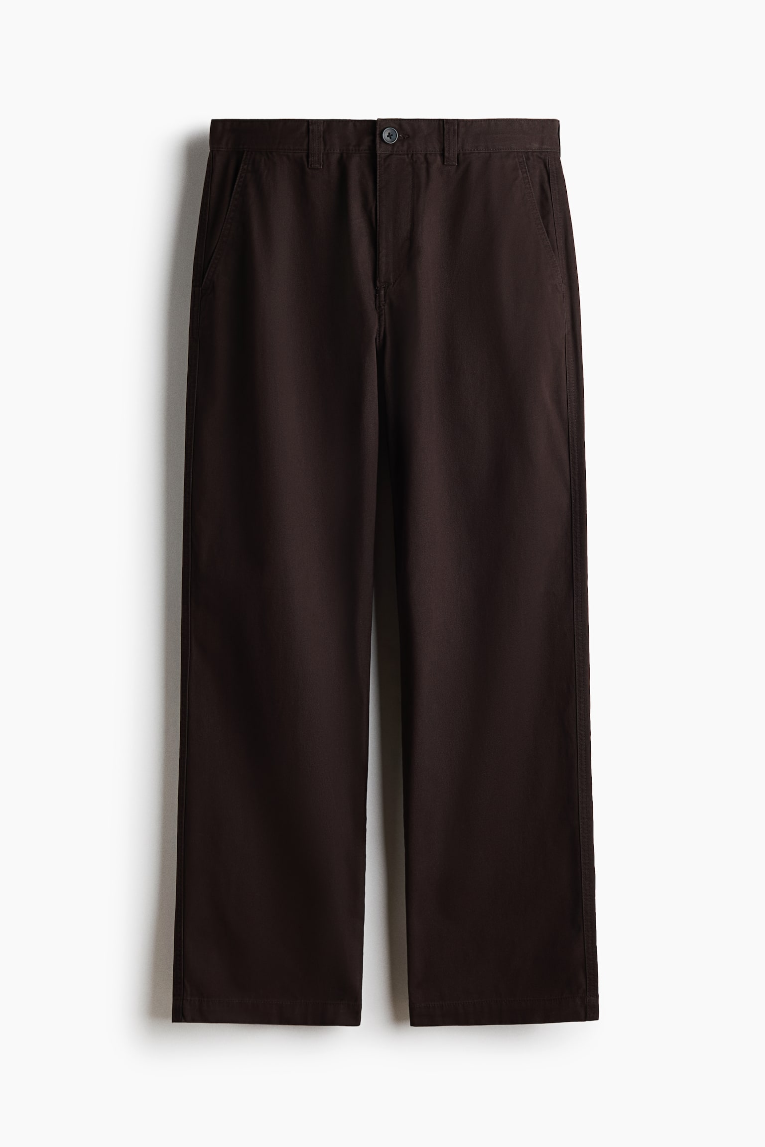 Relaxed Fit Cotton chinos - Dark brown/Black/Light beige/Ivory/Khaki green