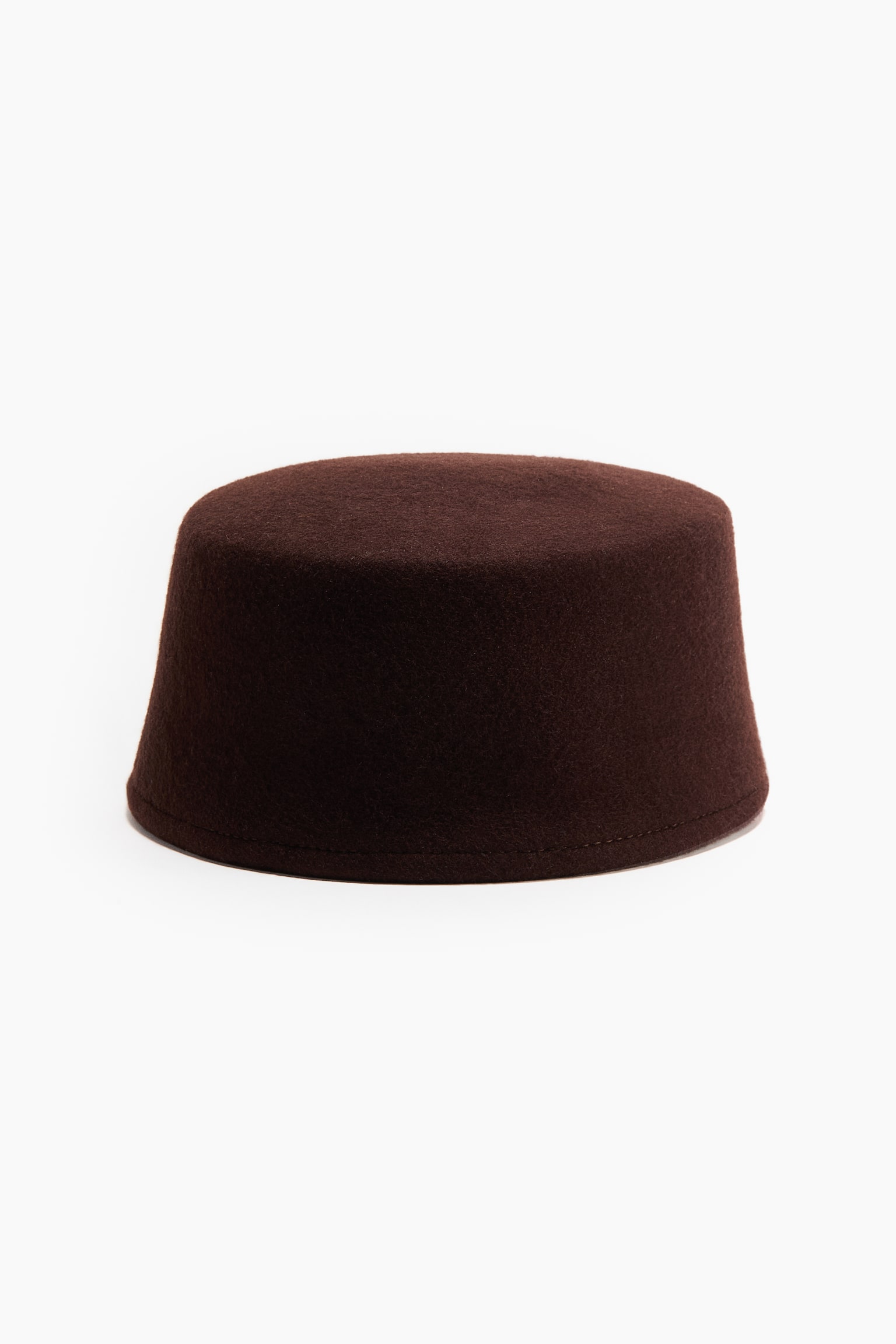 Wool hat - Dark brown/Black - 2