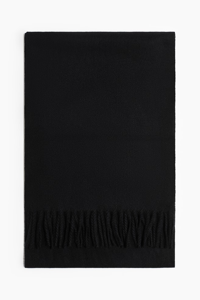 Scarf - Black/Dark purple - 1