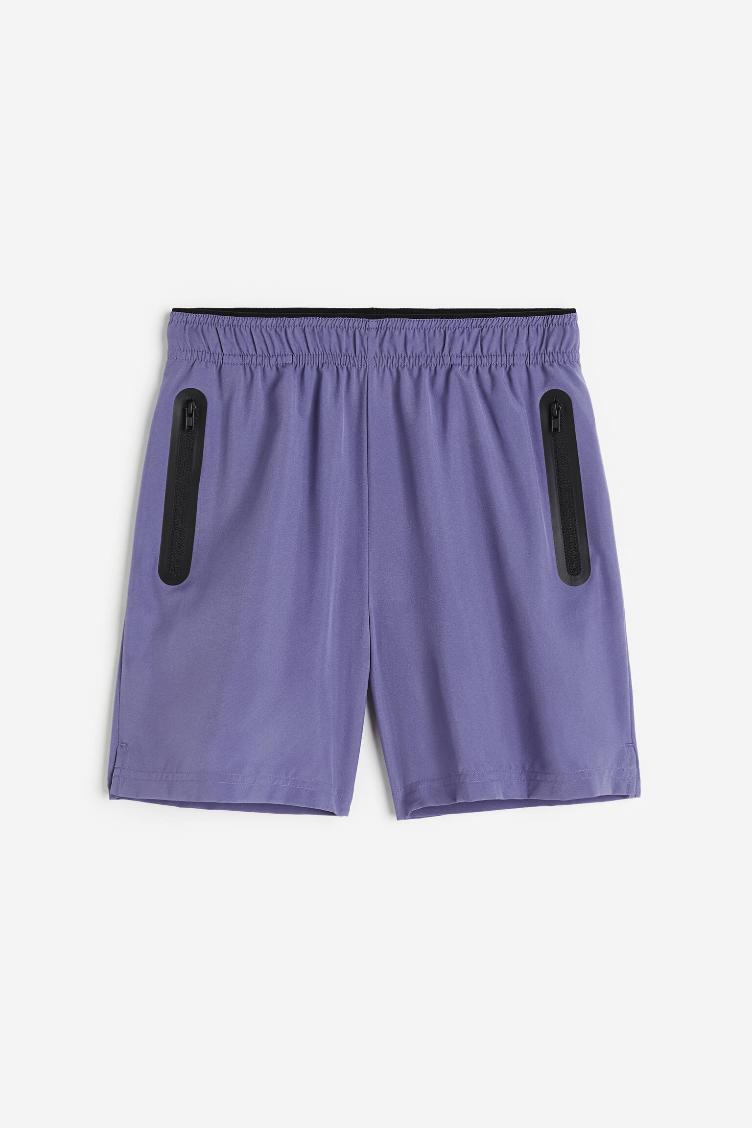 DryMove™ Activewear Shorts - Purple/Black/Dark brown - 1