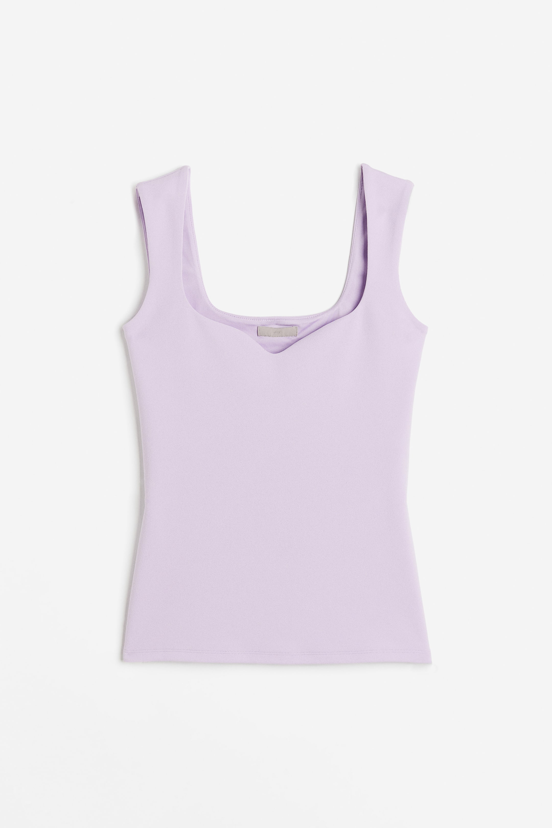 Sweetheart-neckline Top