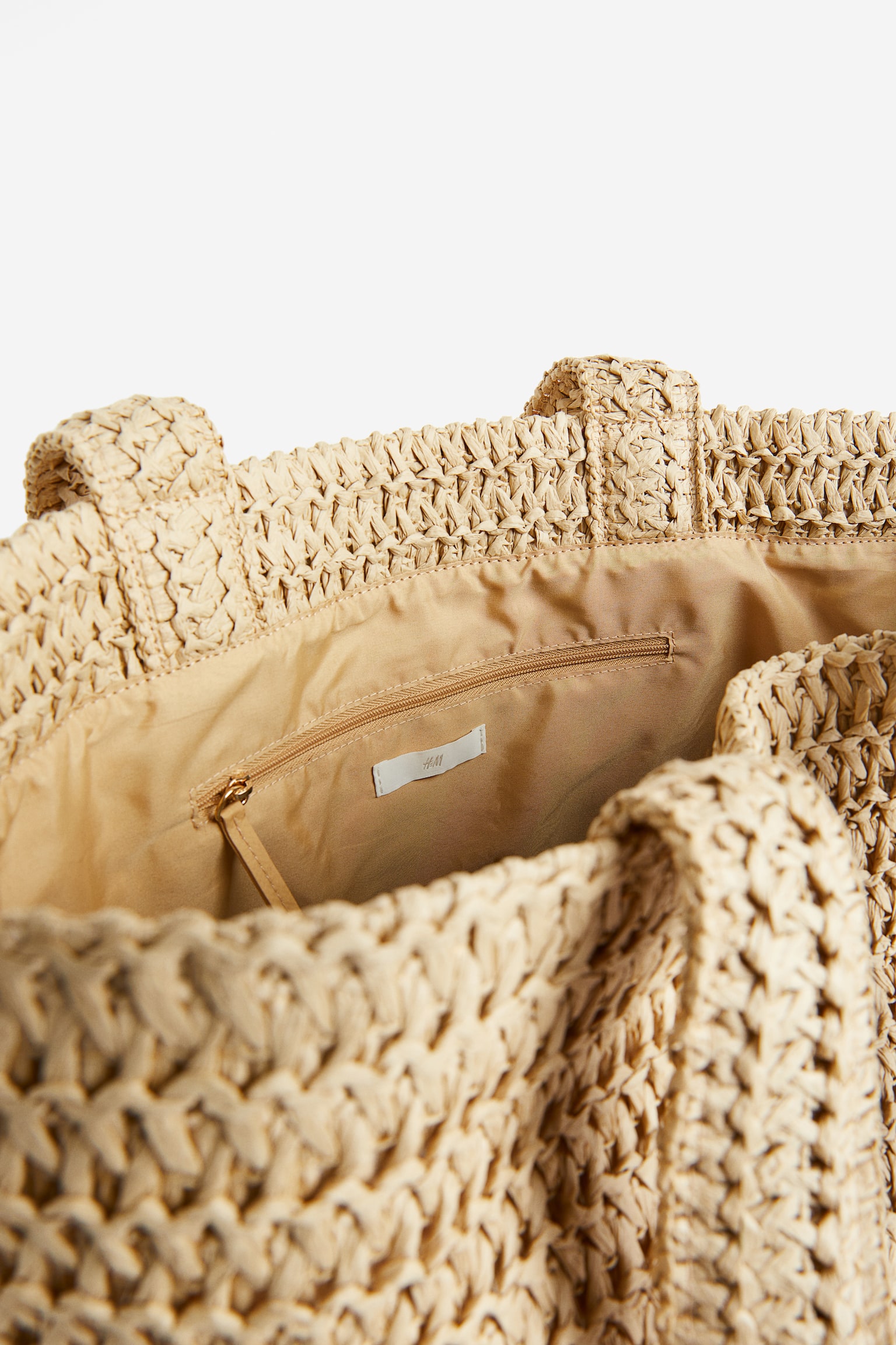 Straw Shopper - Beige - 5