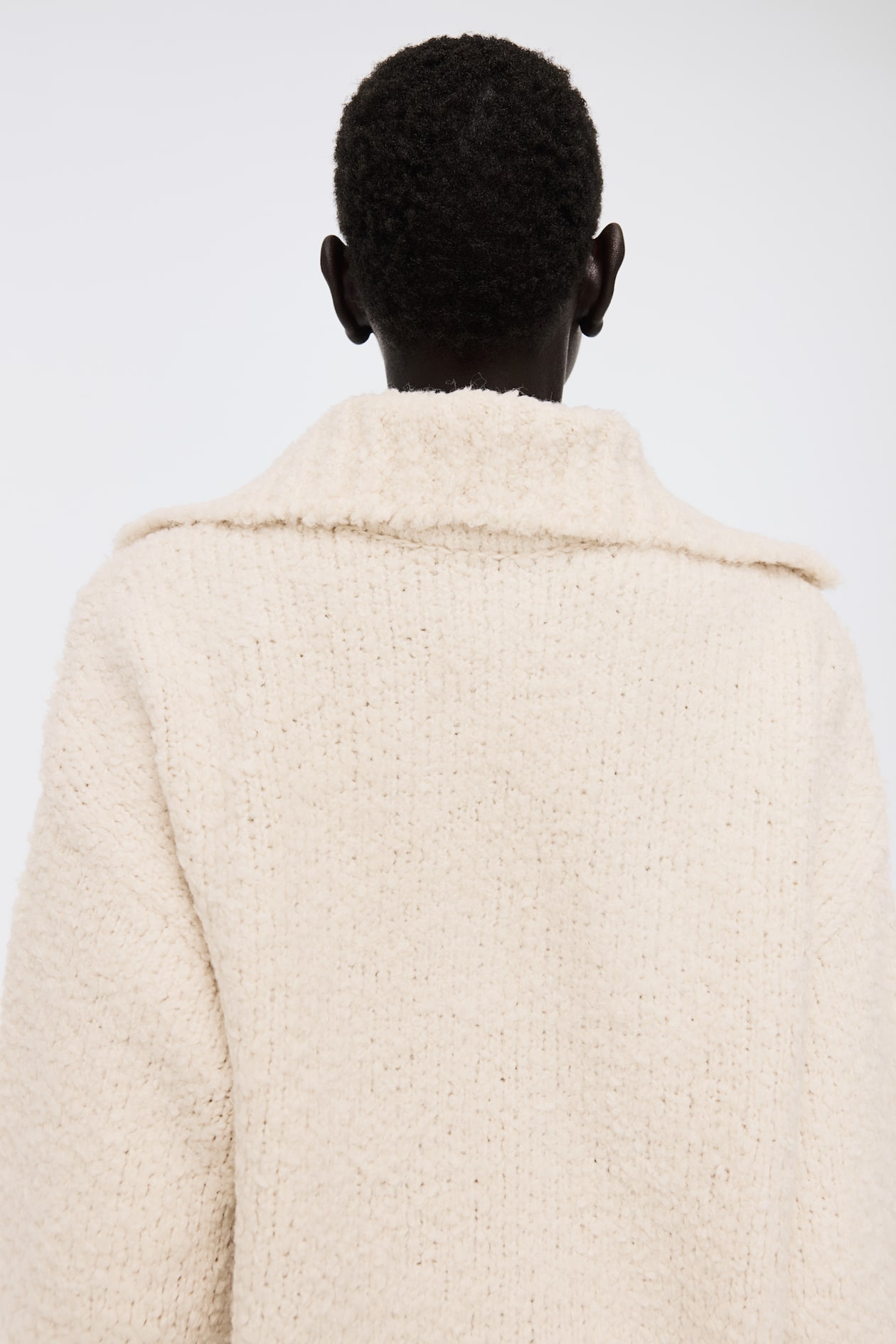 Oversized Sweater with Collar - image 3