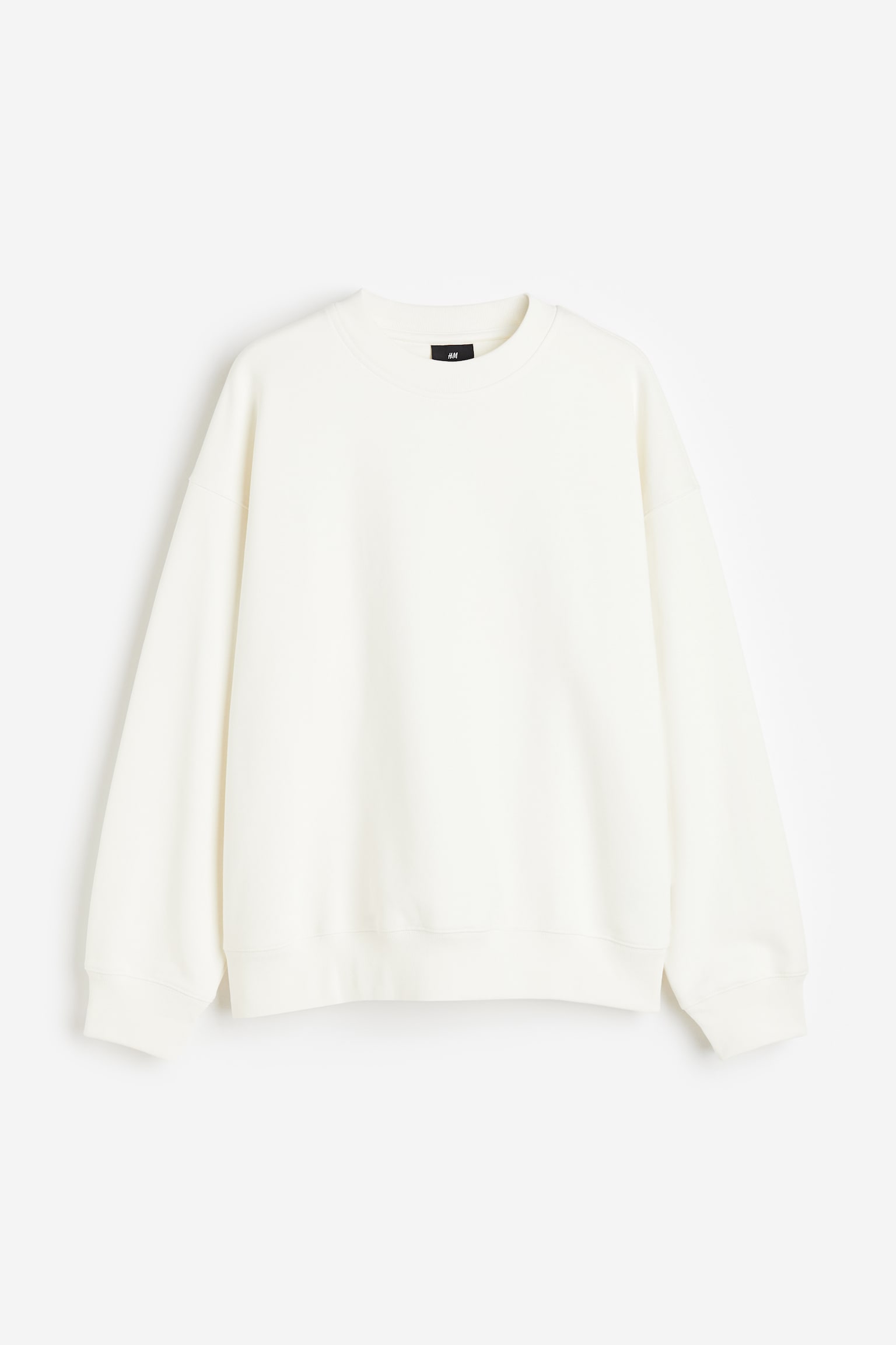 Oversized Fit Cotton sweatshirt - White/Black/Black/Greige/Beige - 2