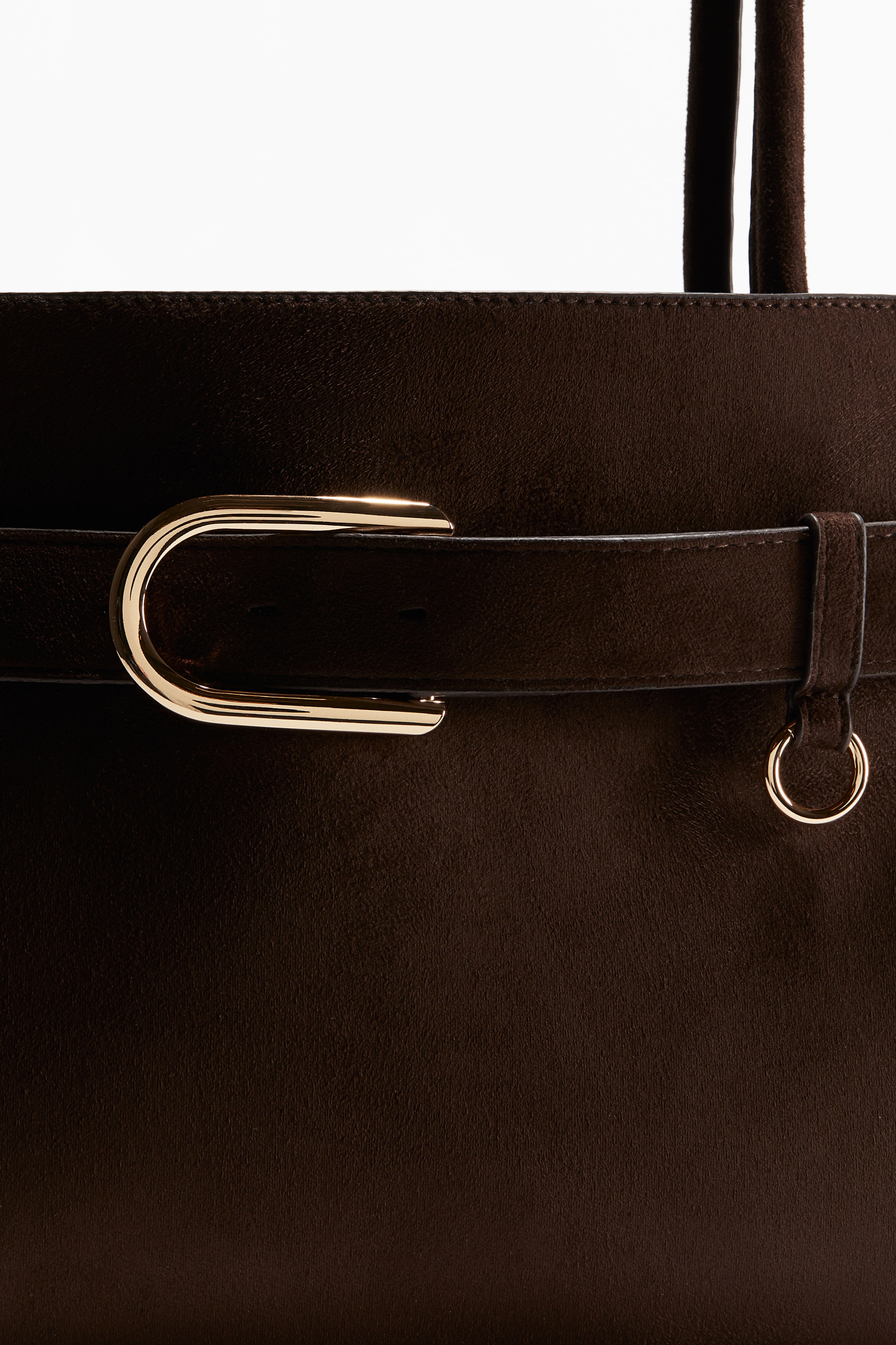 Strap-detail tote bag