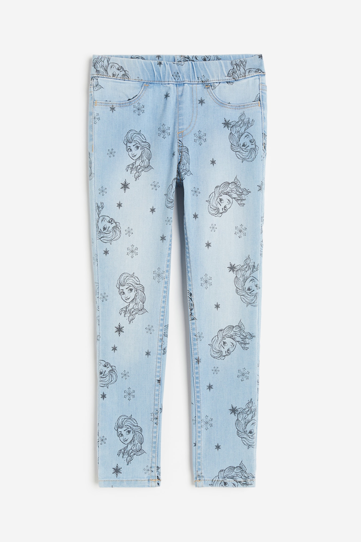 Printed jeggings - Light denim blue/Frozen/Light denim blue/Barbie - 1