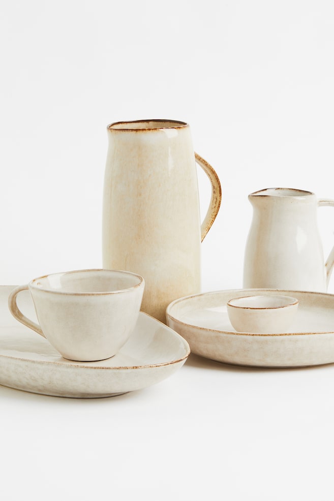 Small stoneware jug - Beige - 2