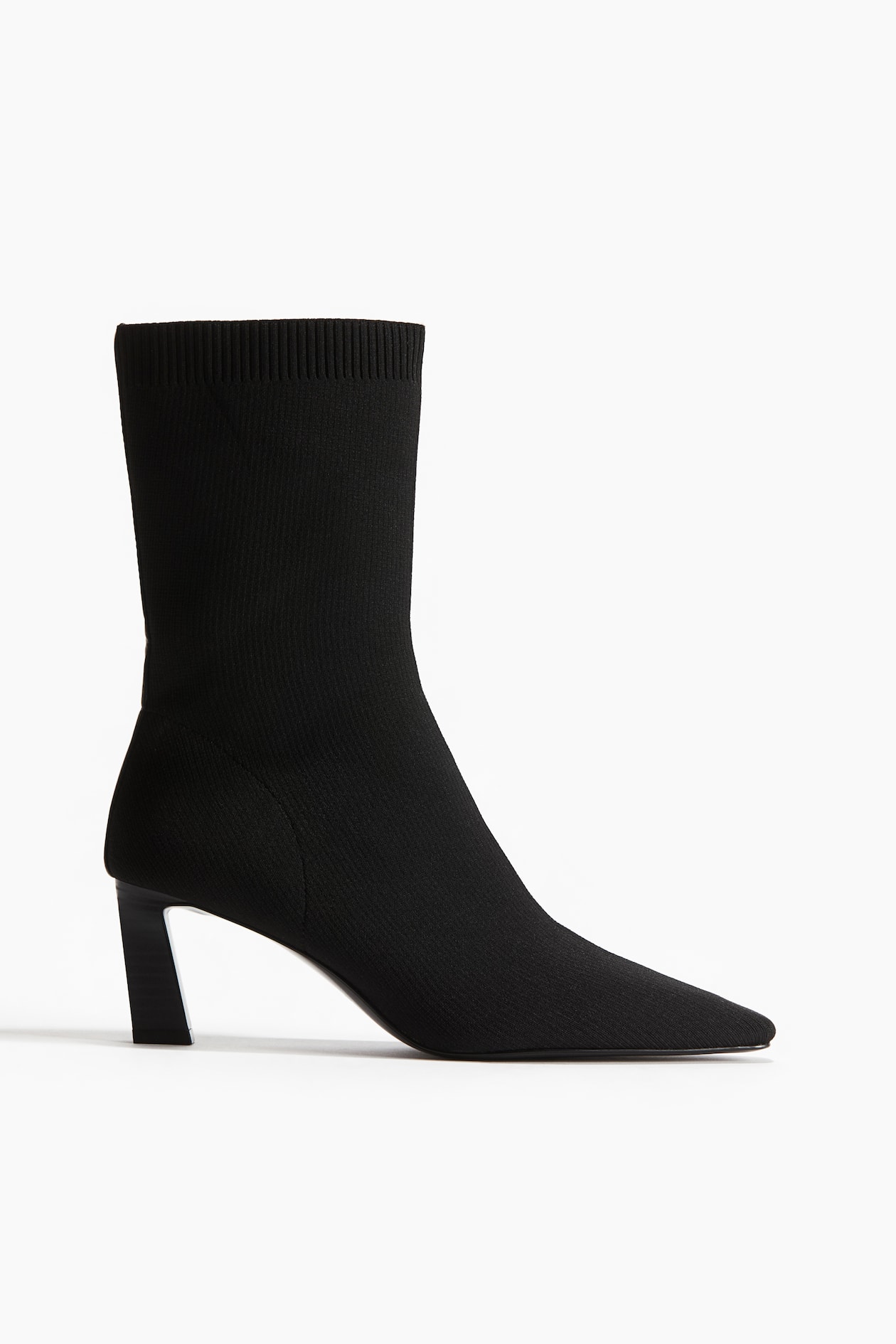Calf-high sock boots Black Ladies H&M IE