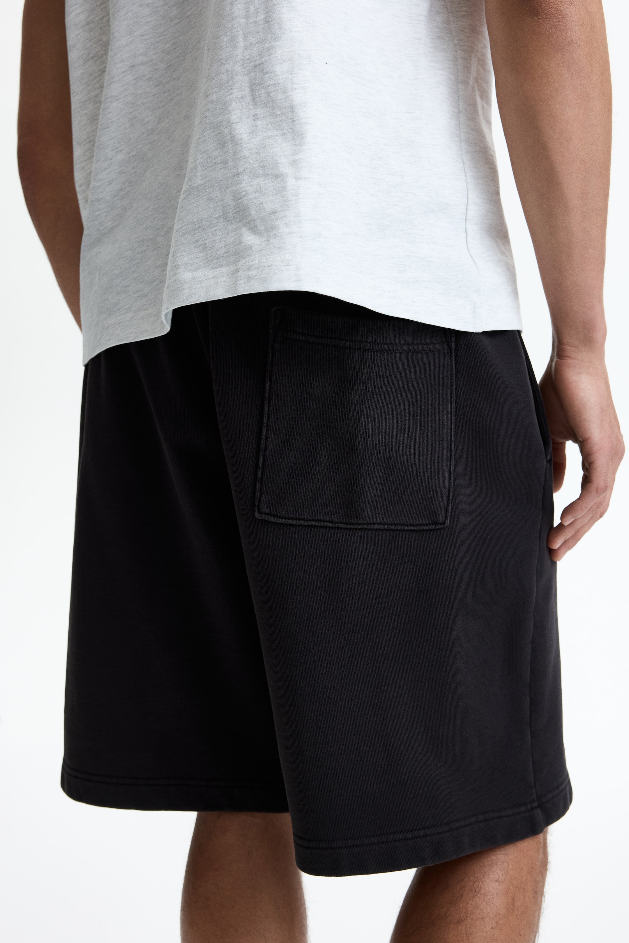 Мужские шорты H&M Relaxed-Fit Cotton Shorts — фото 5