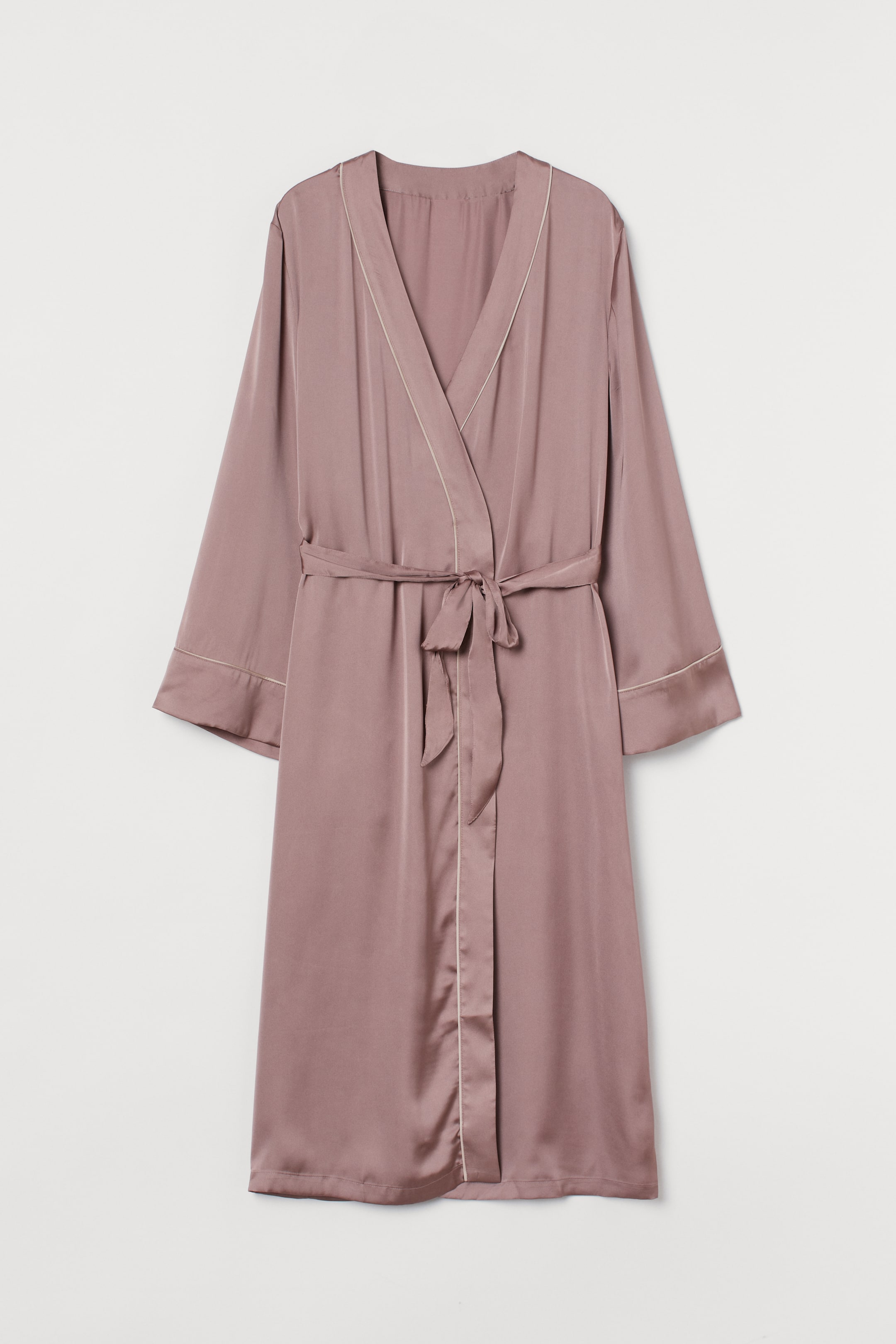 Satin Robe Hm Rose Satin Dressing Gown - Main Image
