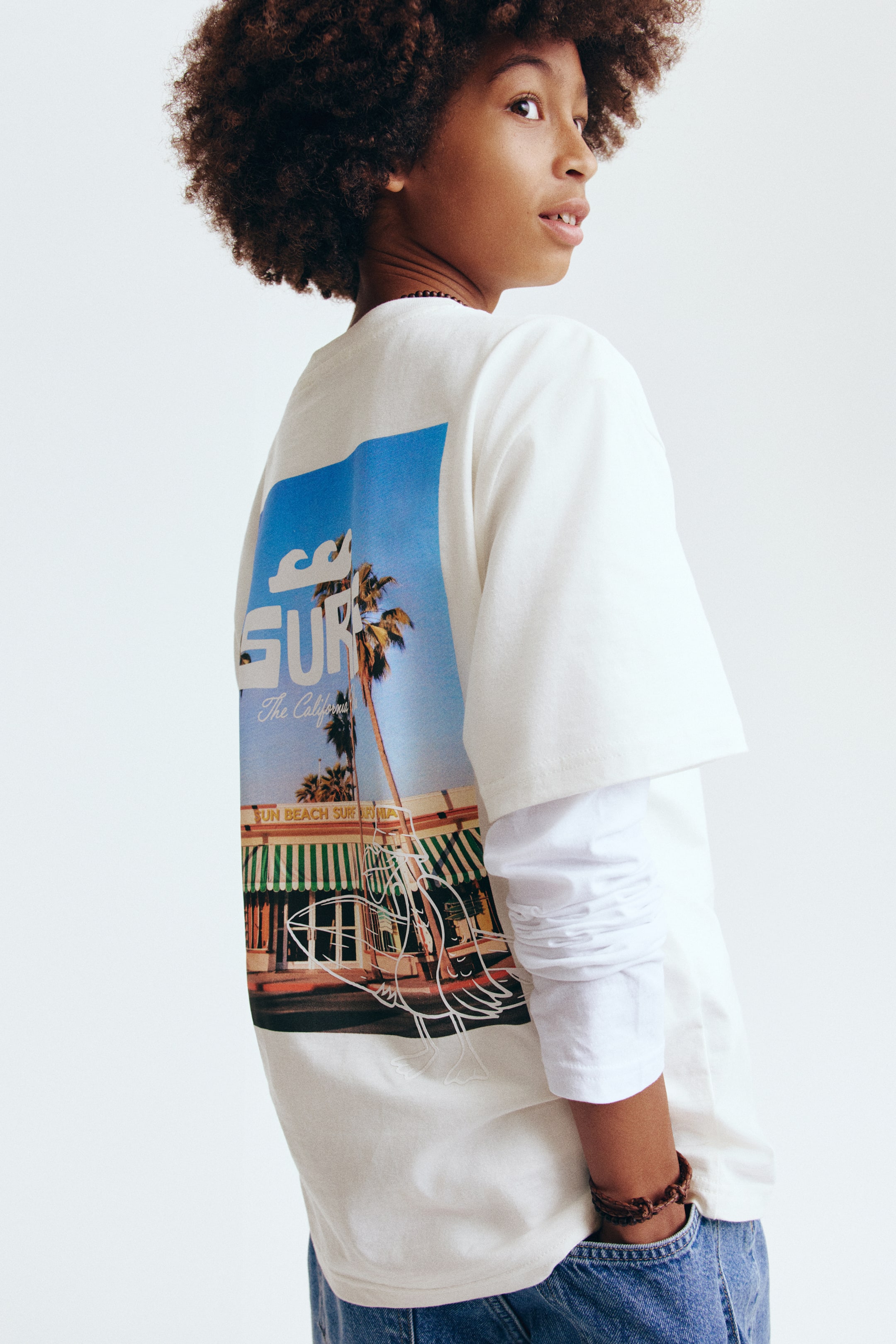 T-shirt imprimé en coton