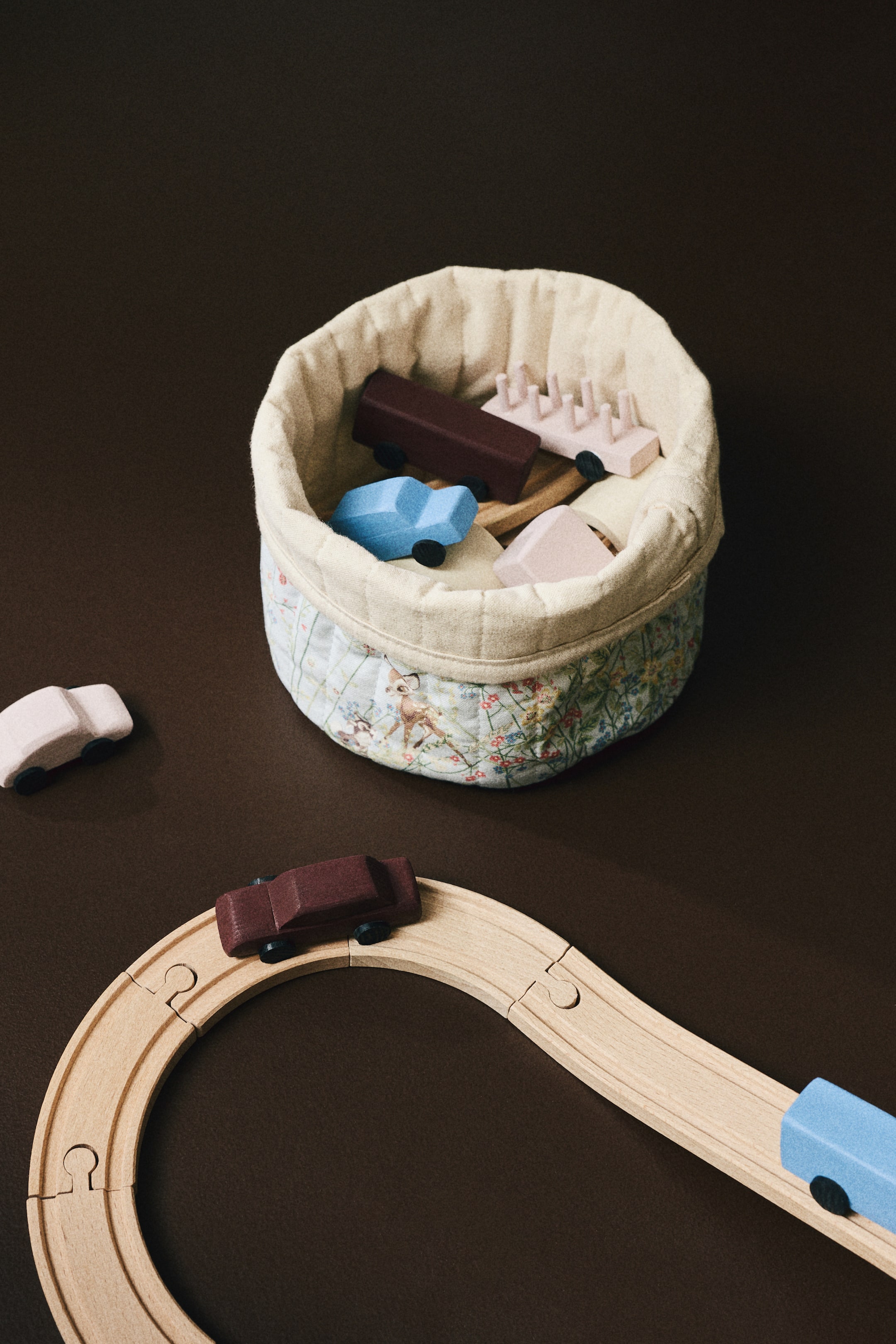 View larger image: Small quilted storage basket - Light blue/Bambi - Home All | H&M GB 1