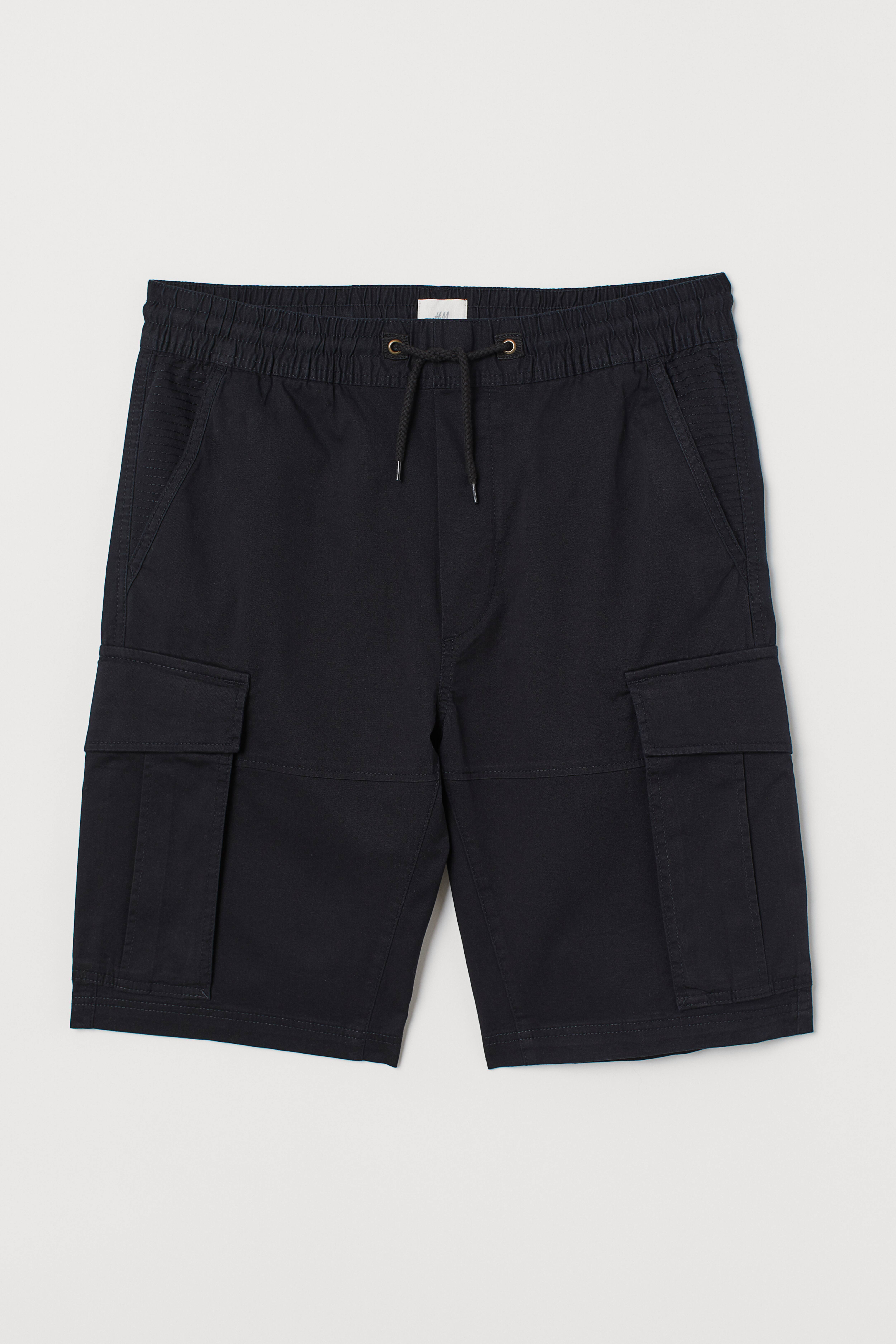 Deals black shorts mens h&m