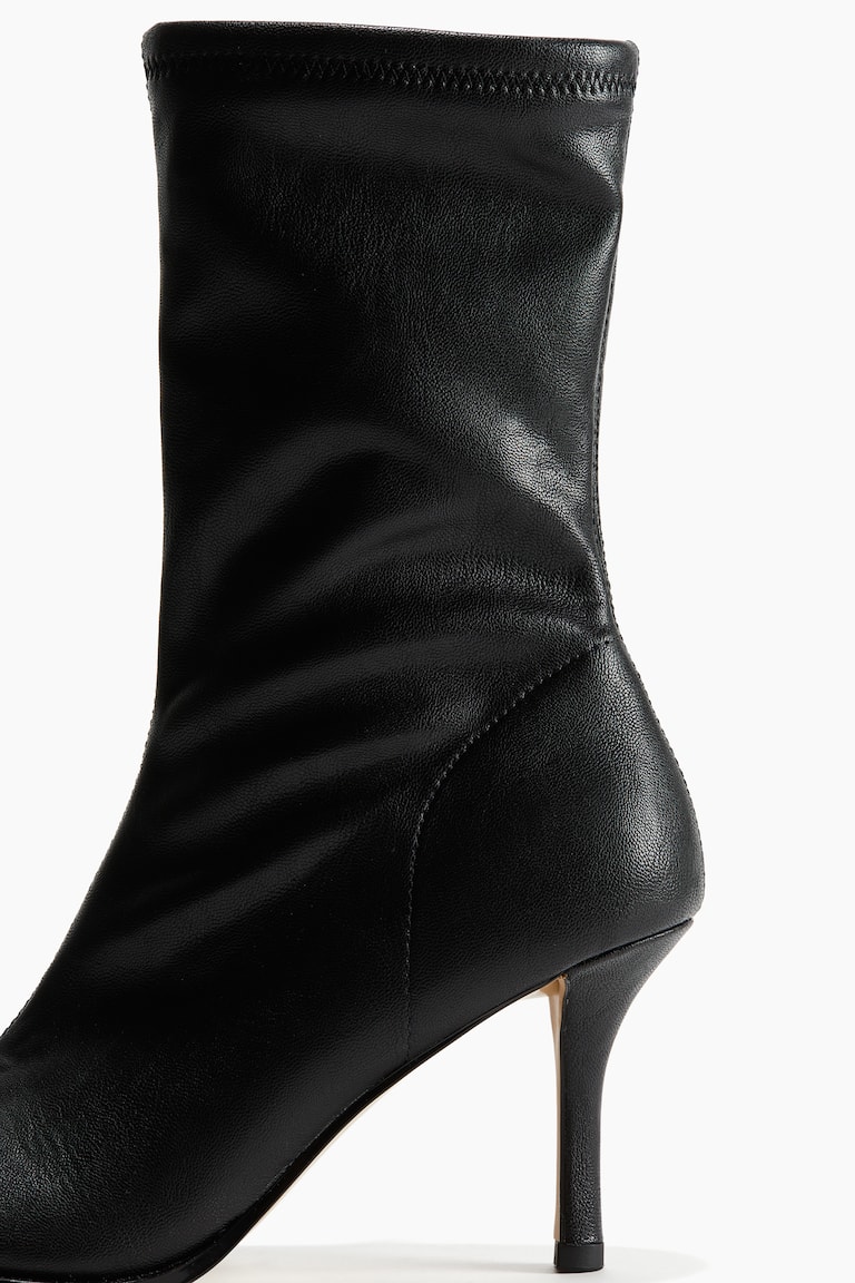 Stiletto Socken Stiefeletten High Heels Socken Stiefeletten