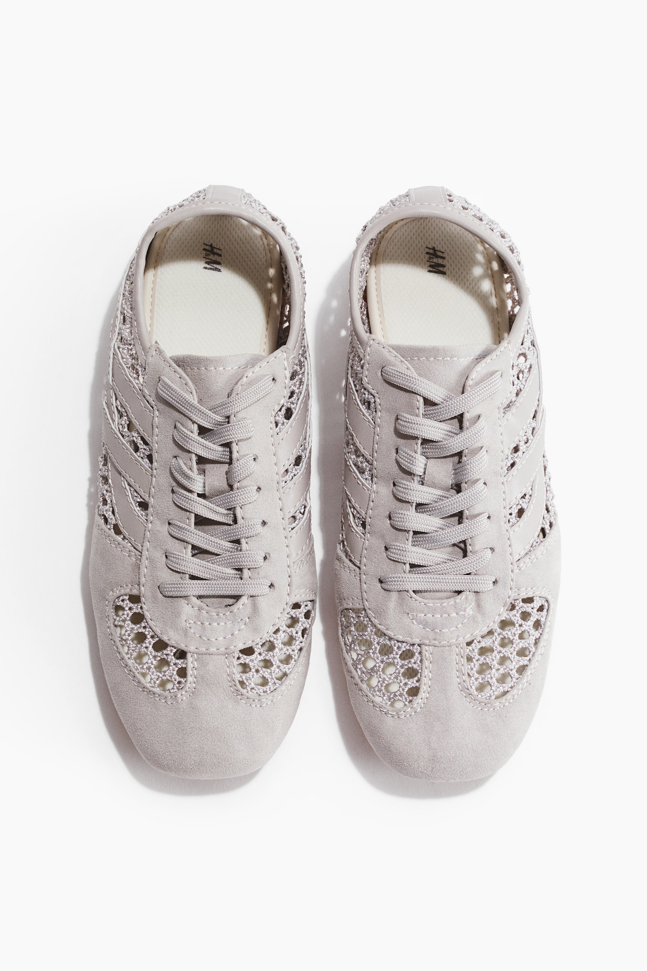 Crochet-Look Sneakers