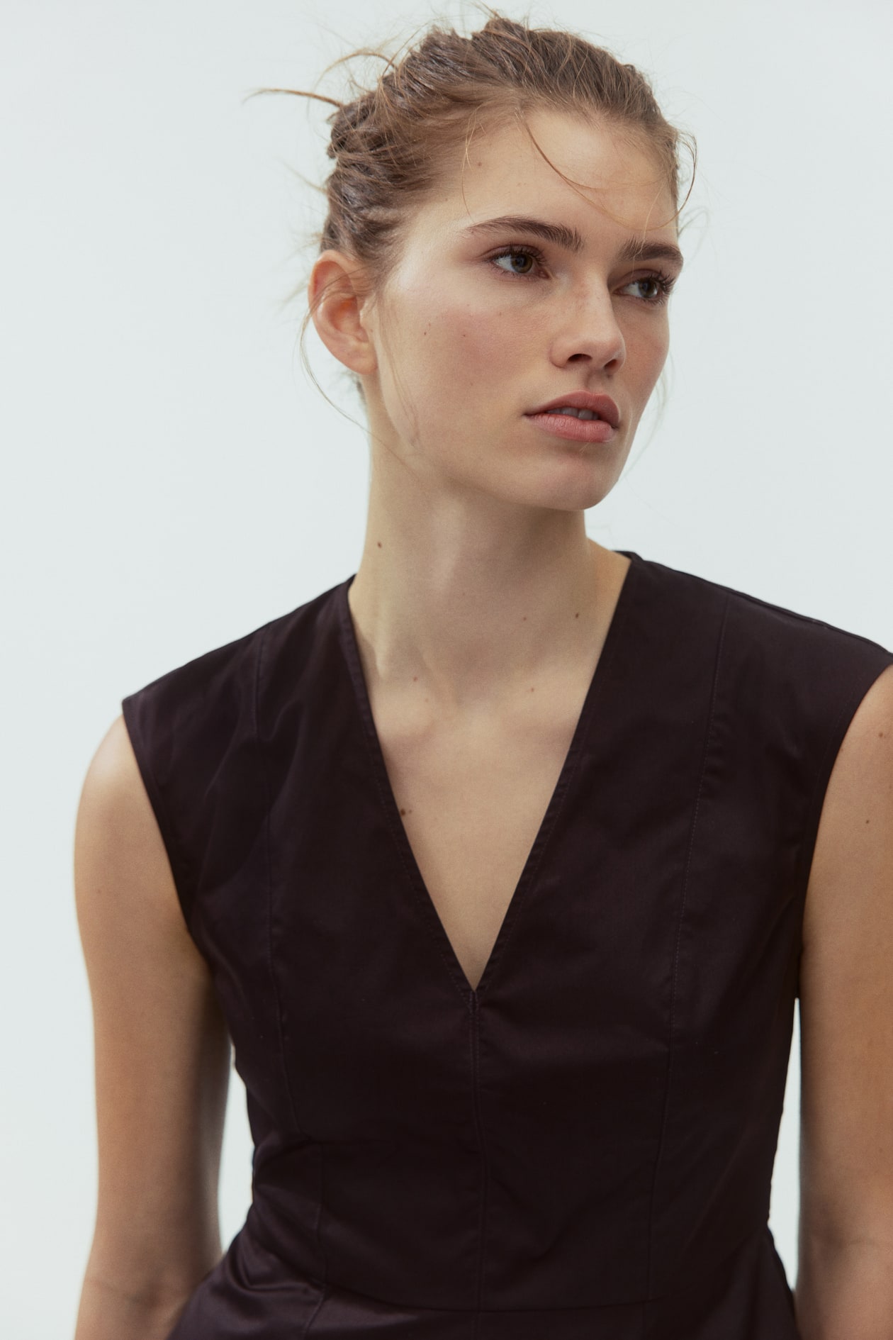 Cotton Poplin Dress - image 4