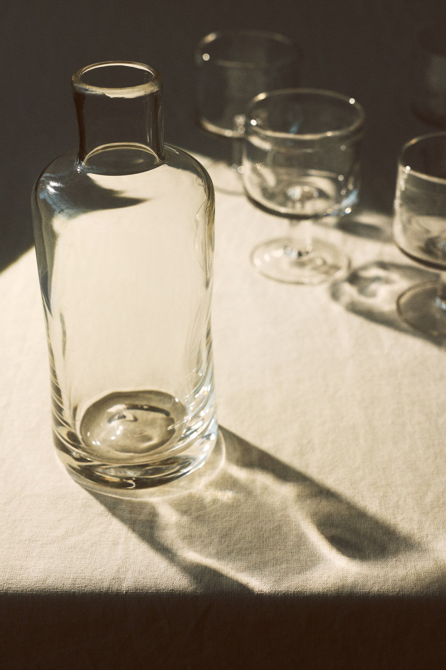Glass carafe - Transparent - 2