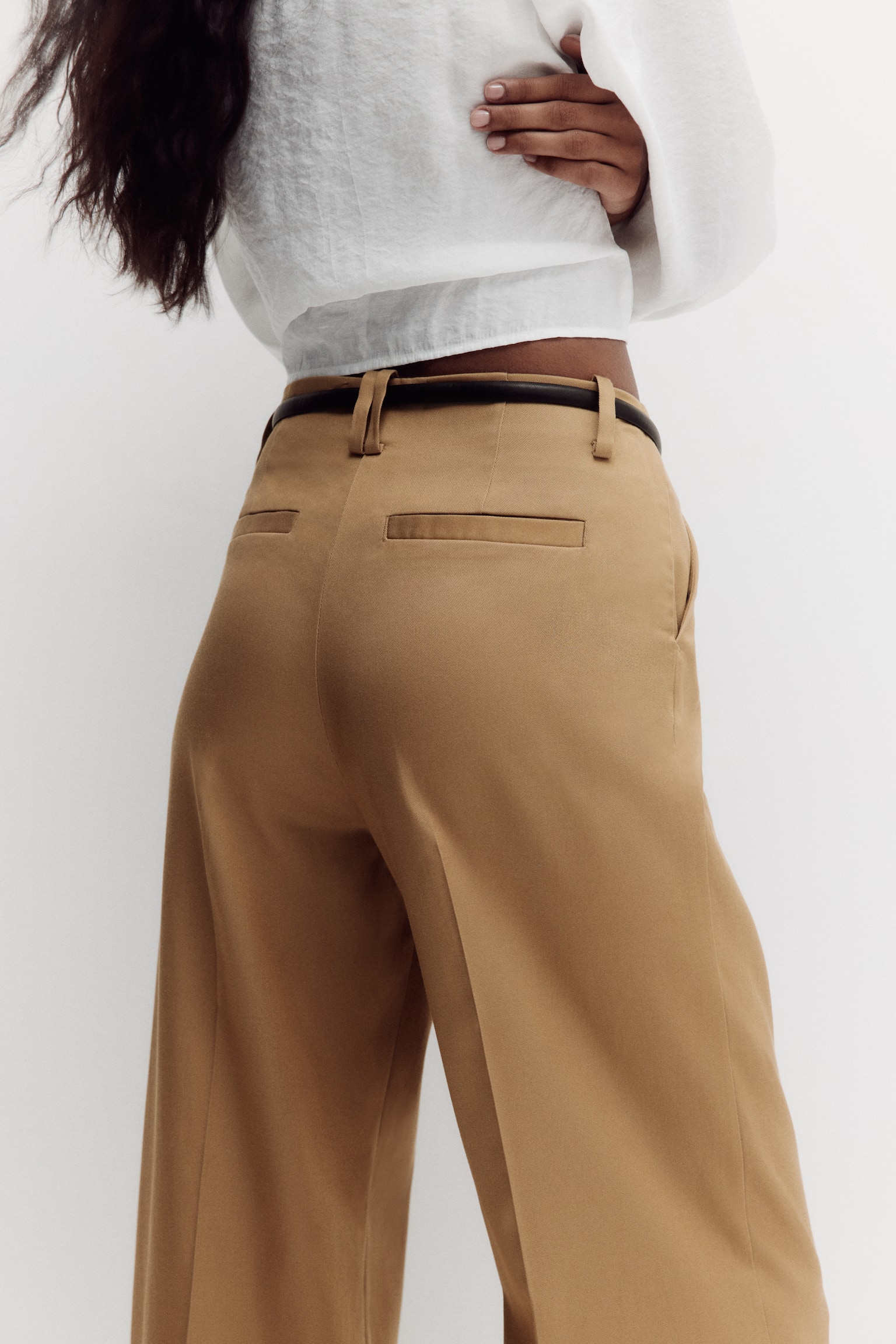 Pantalon chic - Beige foncé - 3