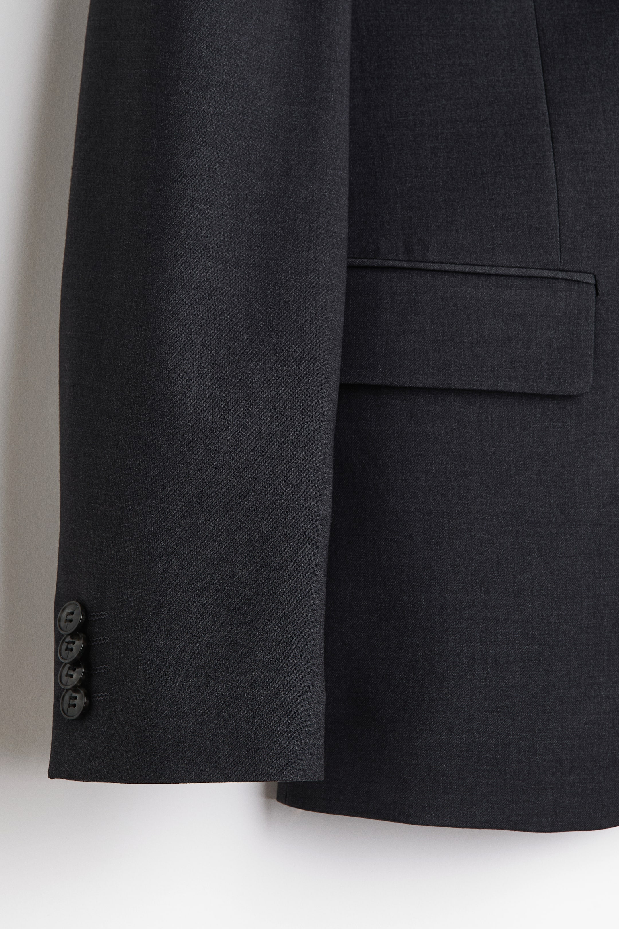 Ampliar la imagen: Saco Regular Fit de botonadura sencilla - Gris oscuro - Men | H&M MX 8