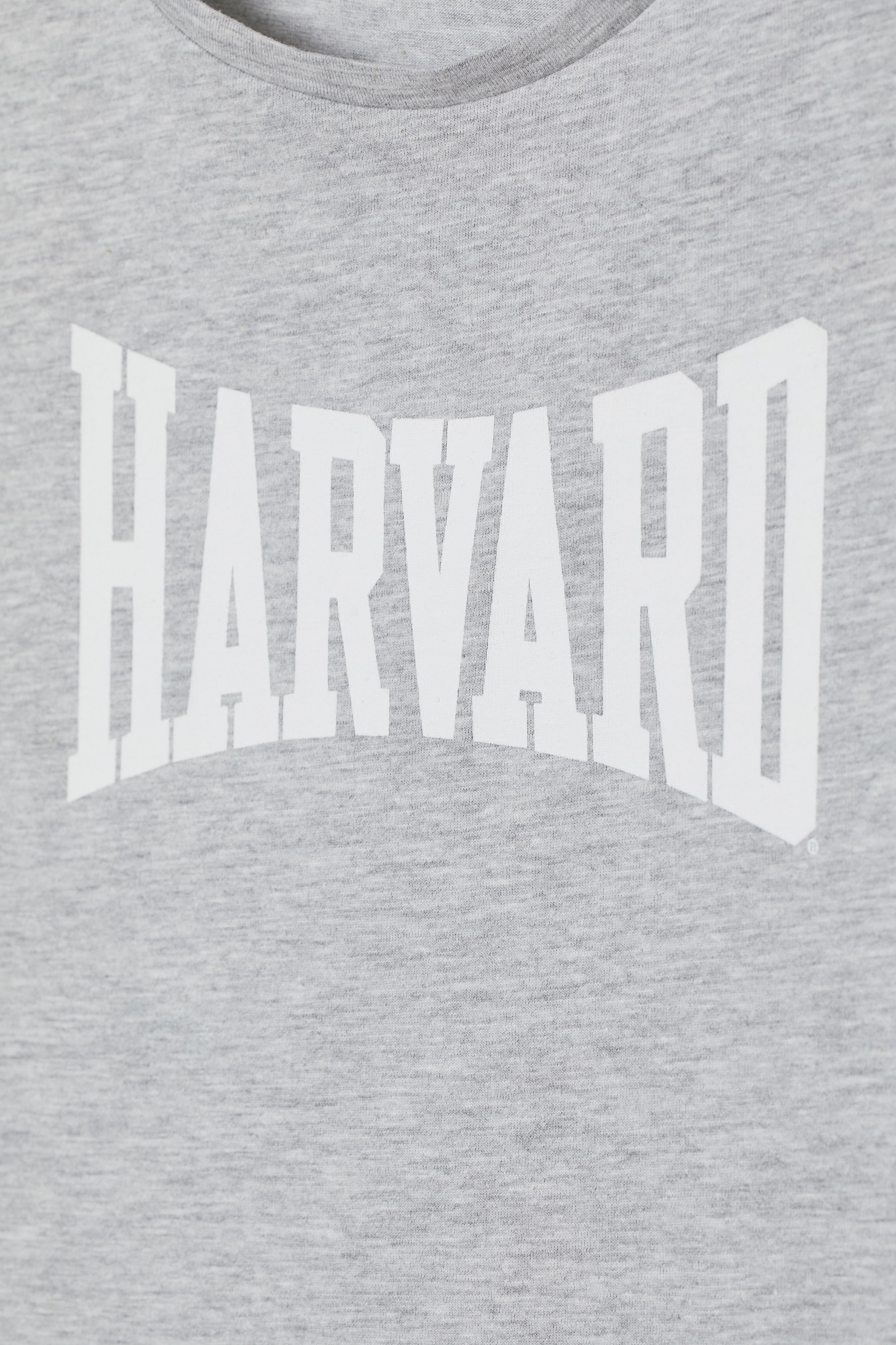 Größeres Bild ansehen: T-Shirt mit Druck - Hellgraumeliert/Harvard - Kids | H&M DE 2