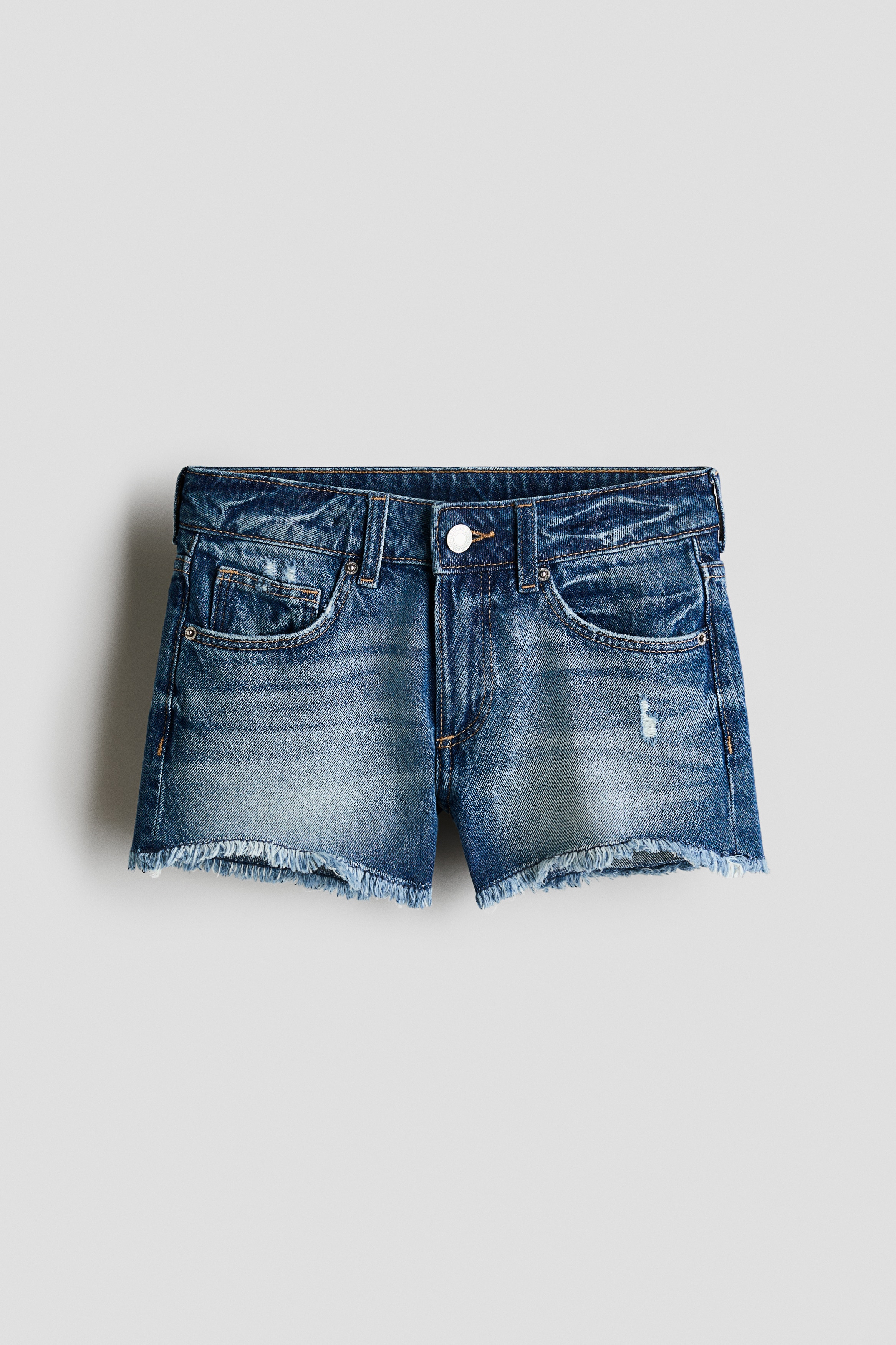 H & M - Denimshorts in Relaxed Fit - Blau - Kinder