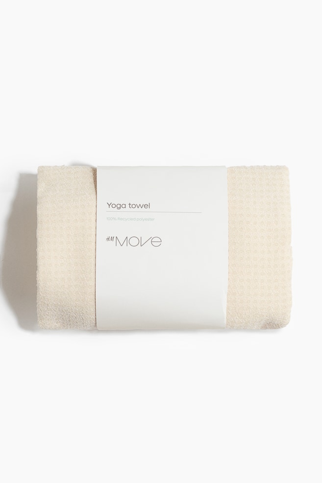 Yoga Towel - Light beige - 1