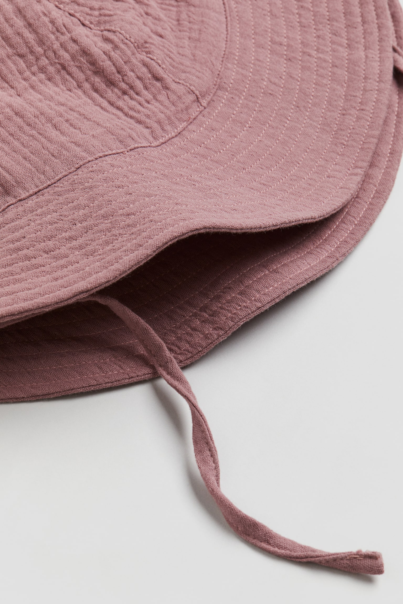 Cotton Sun Hat - Dusty rose - 2