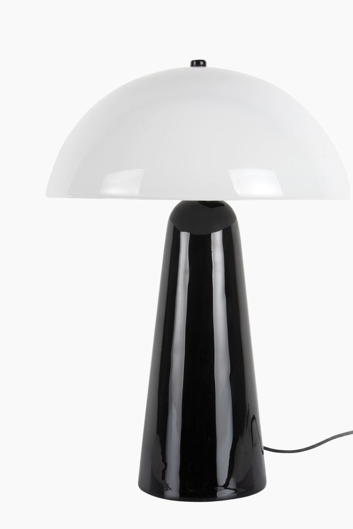 Leitmotiv - Vidrio Centro Lampa Stołowa - Czarny