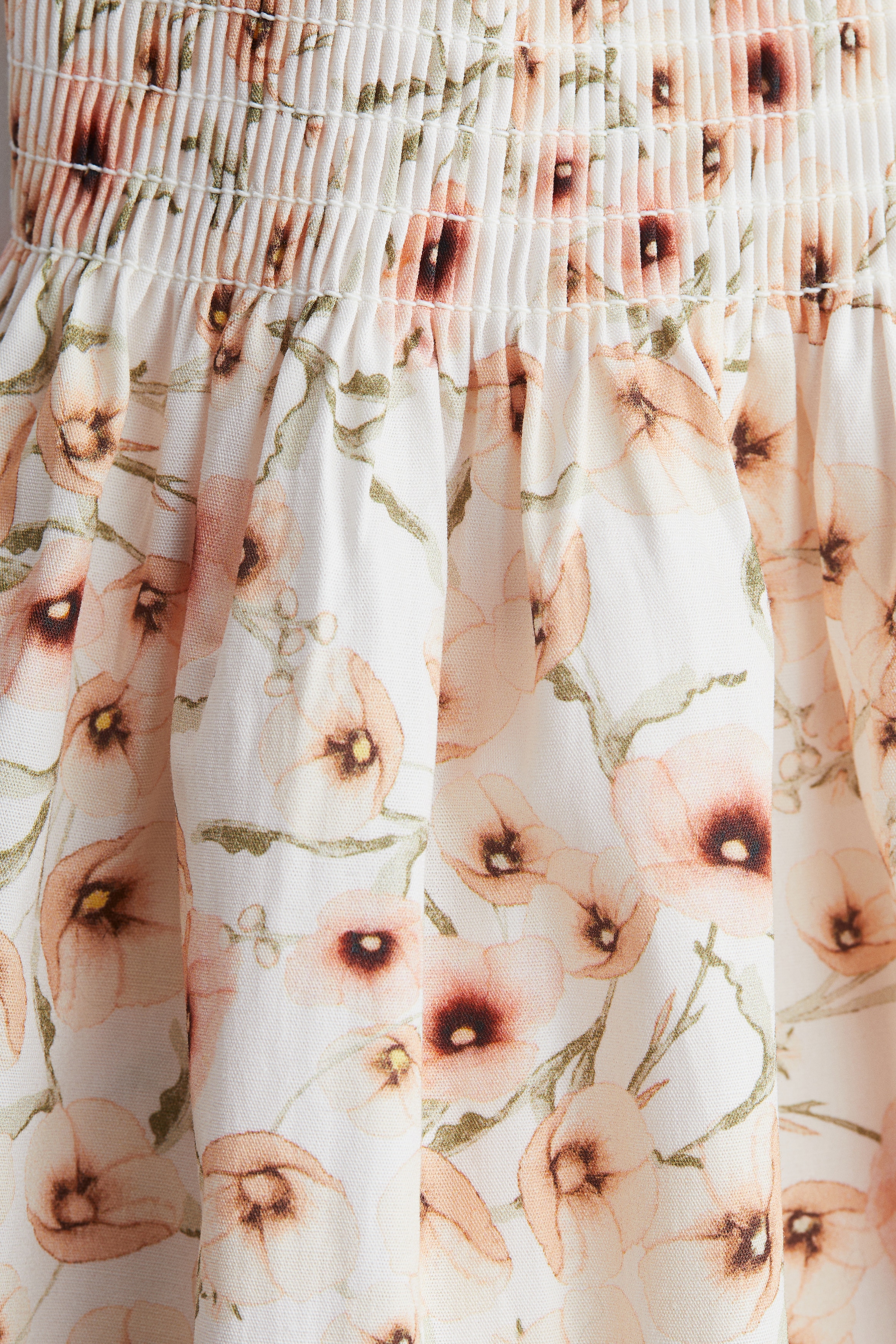 Smock-topped dress