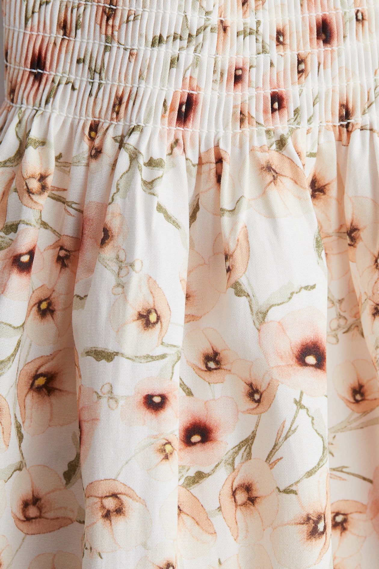 Smocked-bodice Dress - image 3