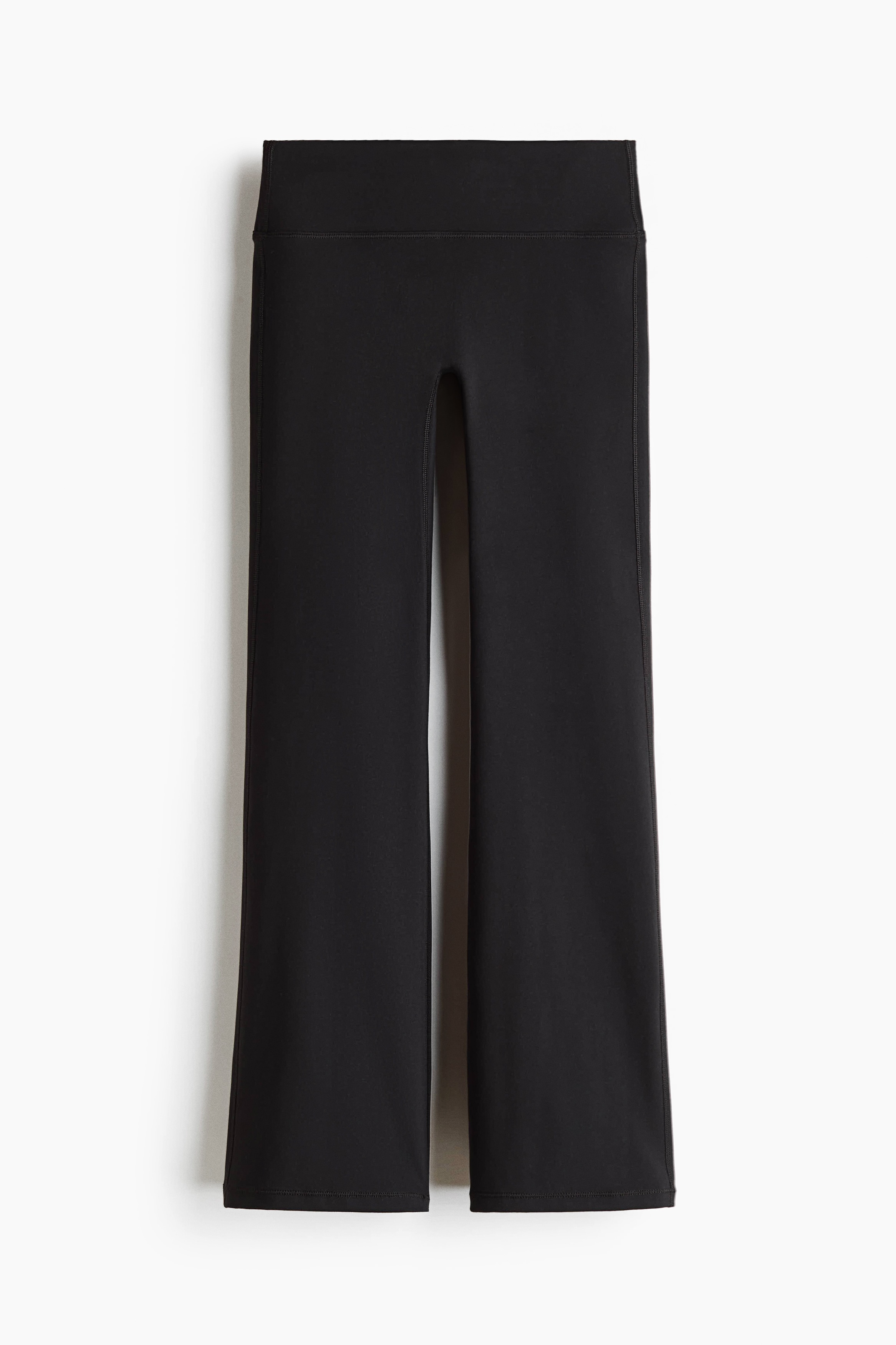 Ausgestellte Yogaleggings mit SoftMove™ - Schwarz