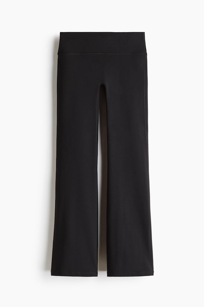 Low Flared Yoga Leggings with SoftMove™ - Black - 1