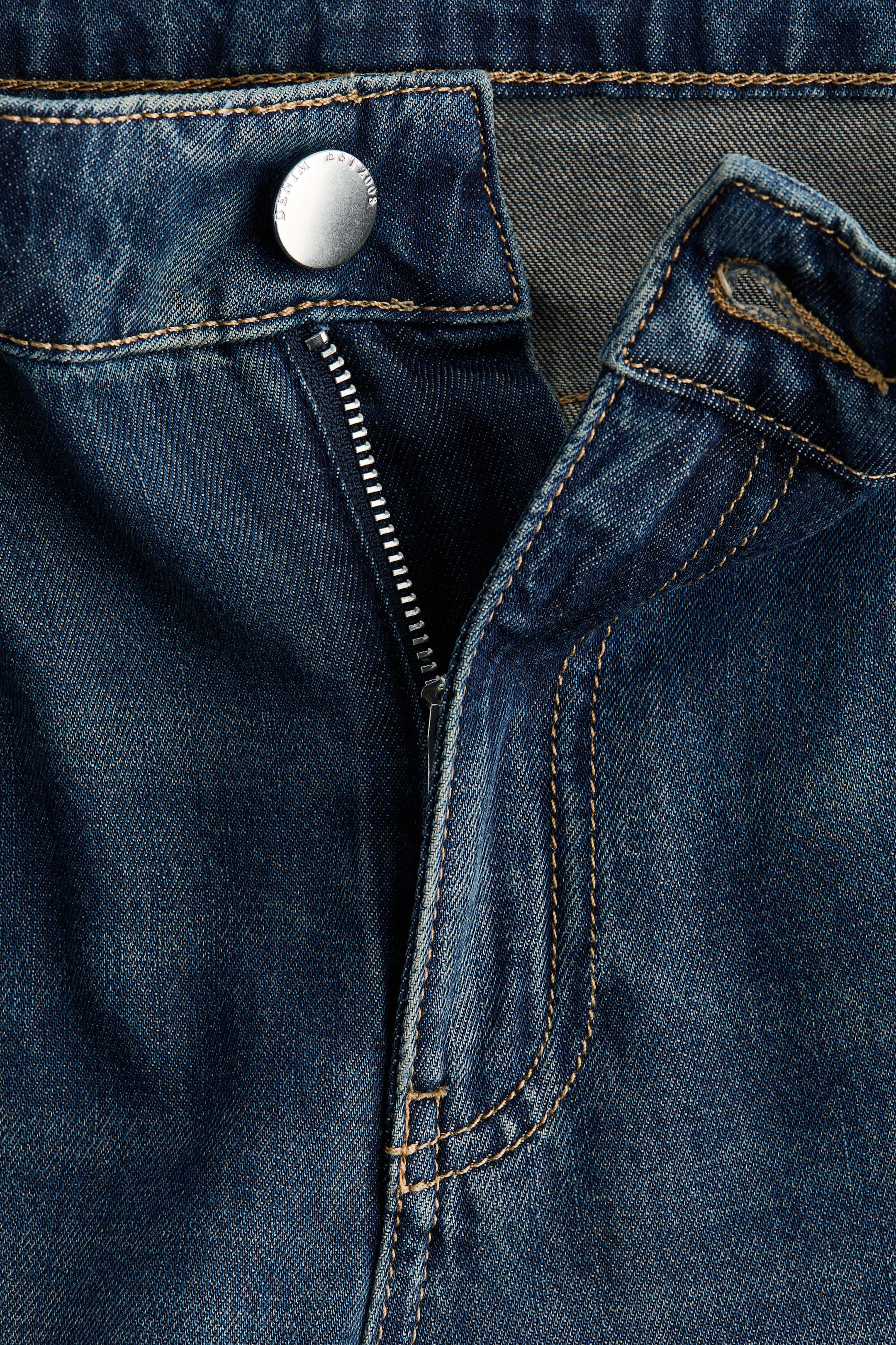 Jean large taille classique