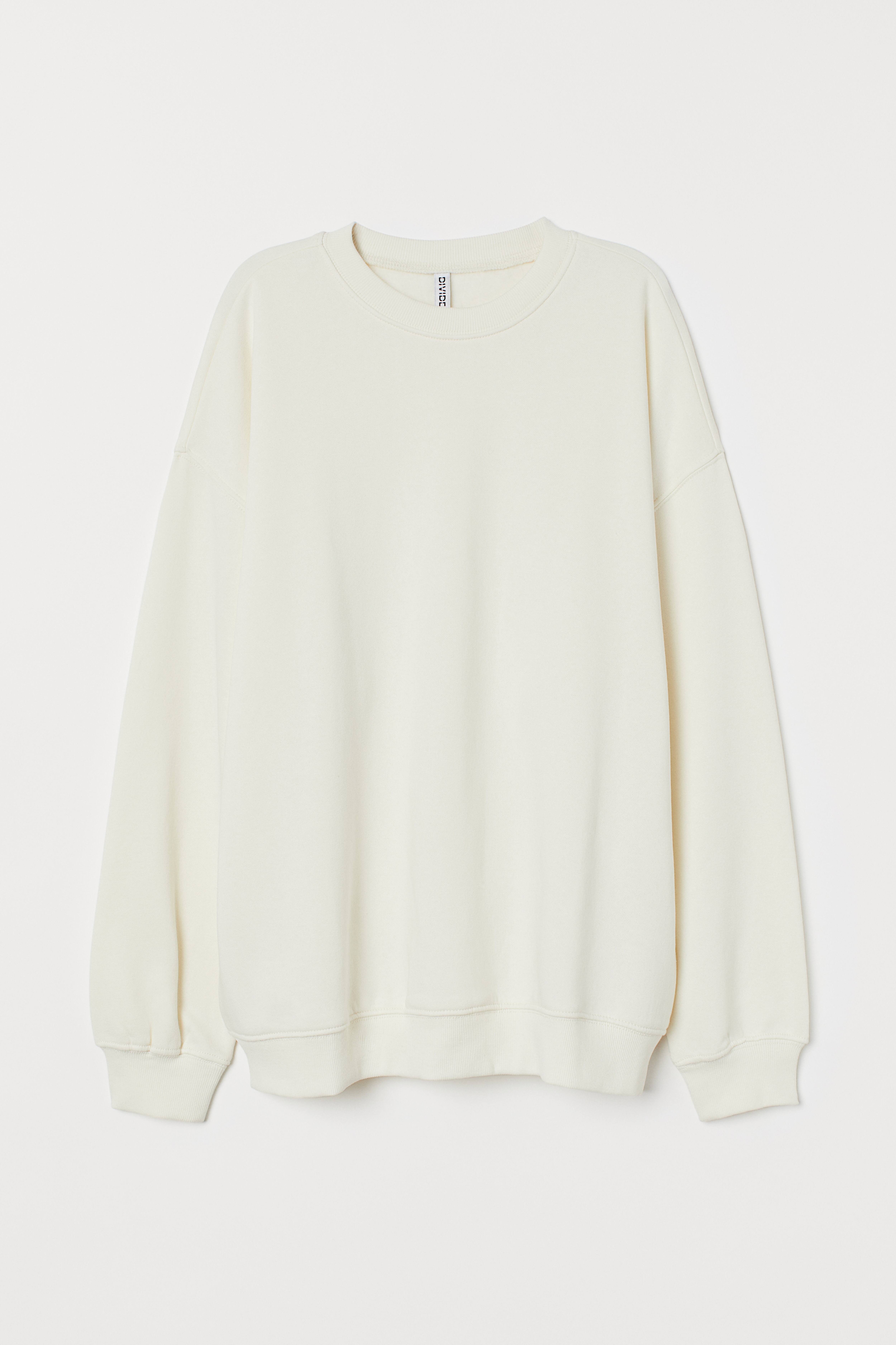 Oversized shops white sweater